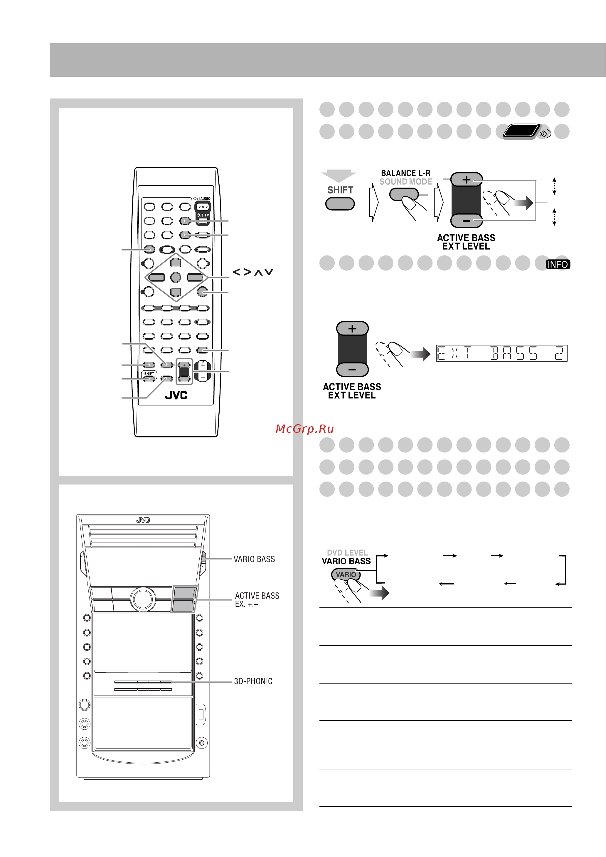 JVC DX-J21 [16/52] Основные функци