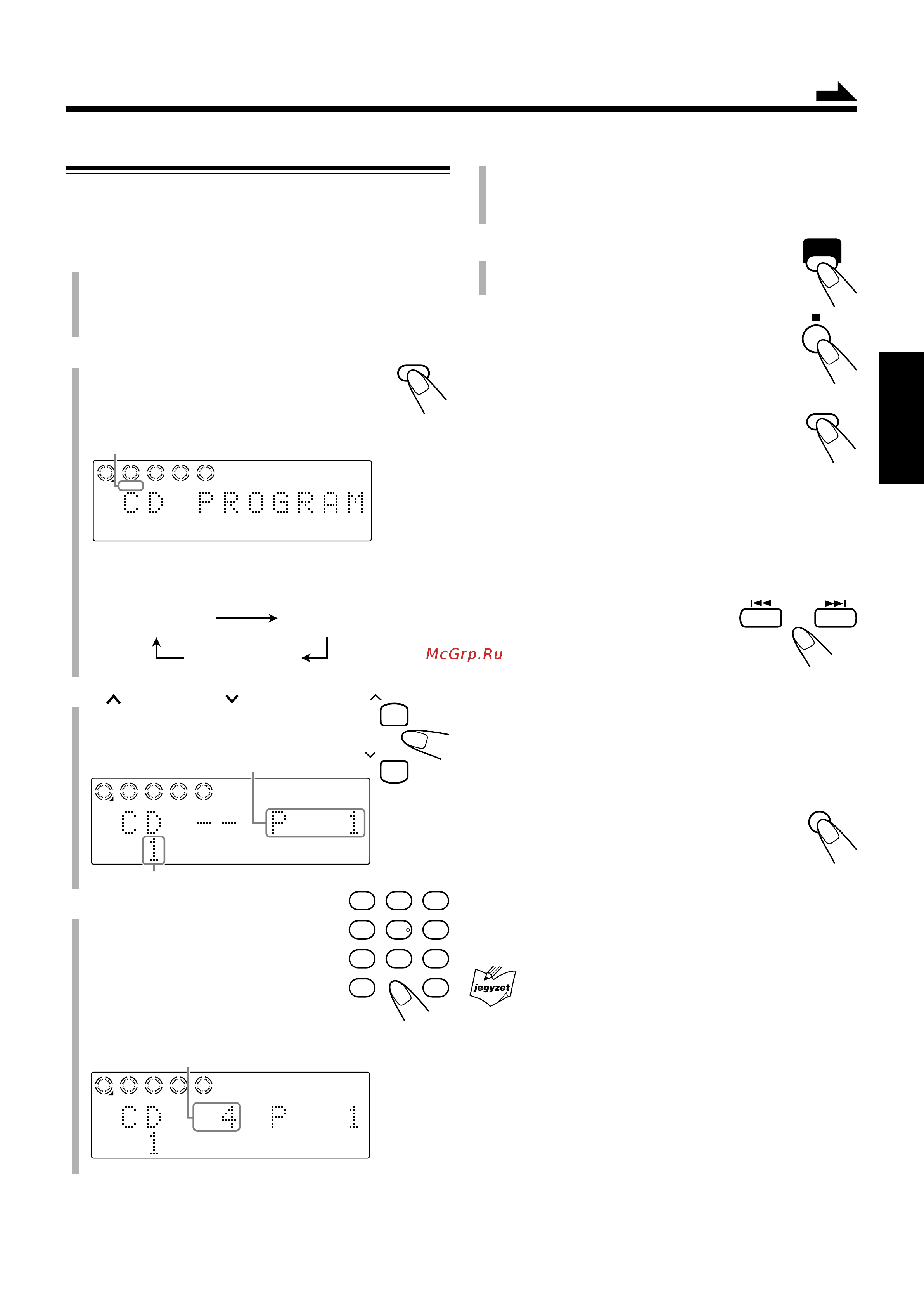 JVC UX-S57 [81/118] Programozott sorrend û lejátszás