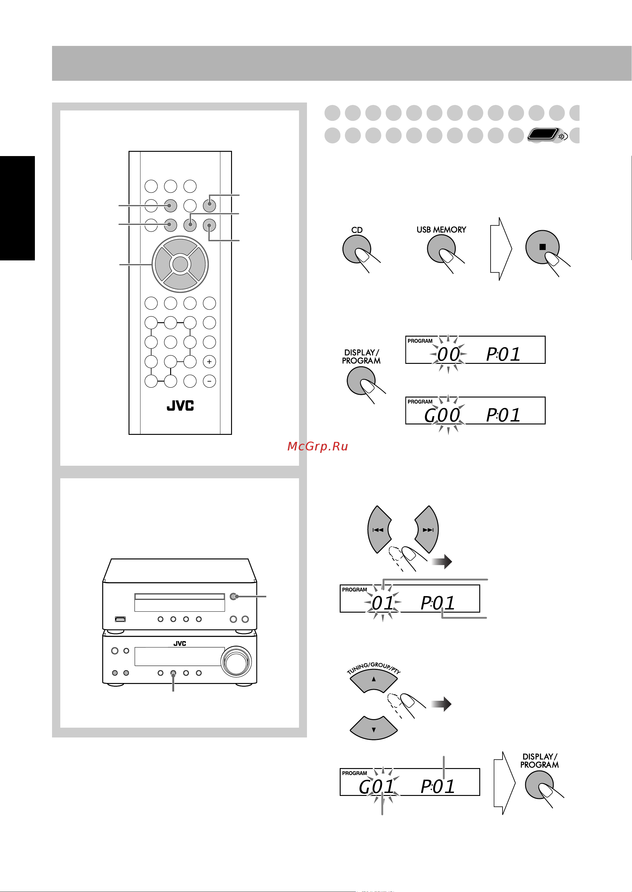 JVC UX-TB30 [48/113] Zaawansowana obsługa płyt urządzeń pamięci masowej usb