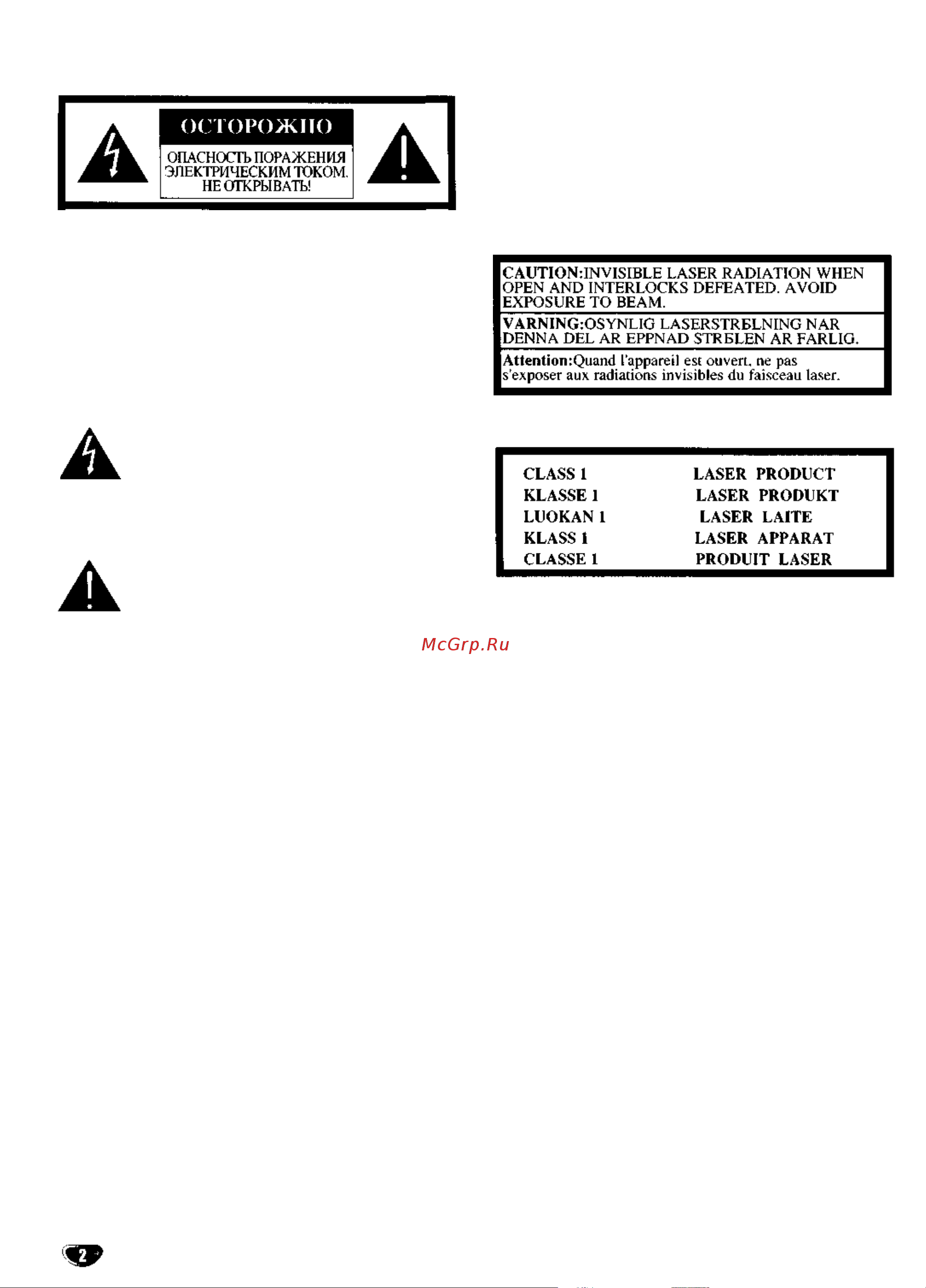 LG FFH-5670 AX [2/19] Значение графических символов