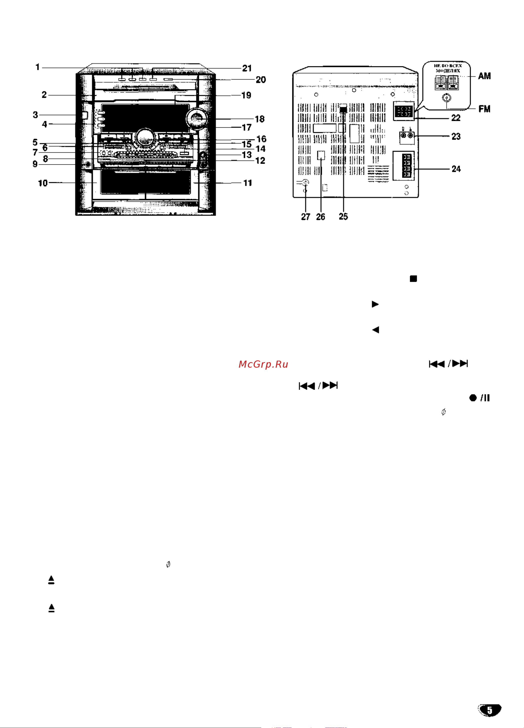 LG FFH-5670 AX [5/19] Панель задня