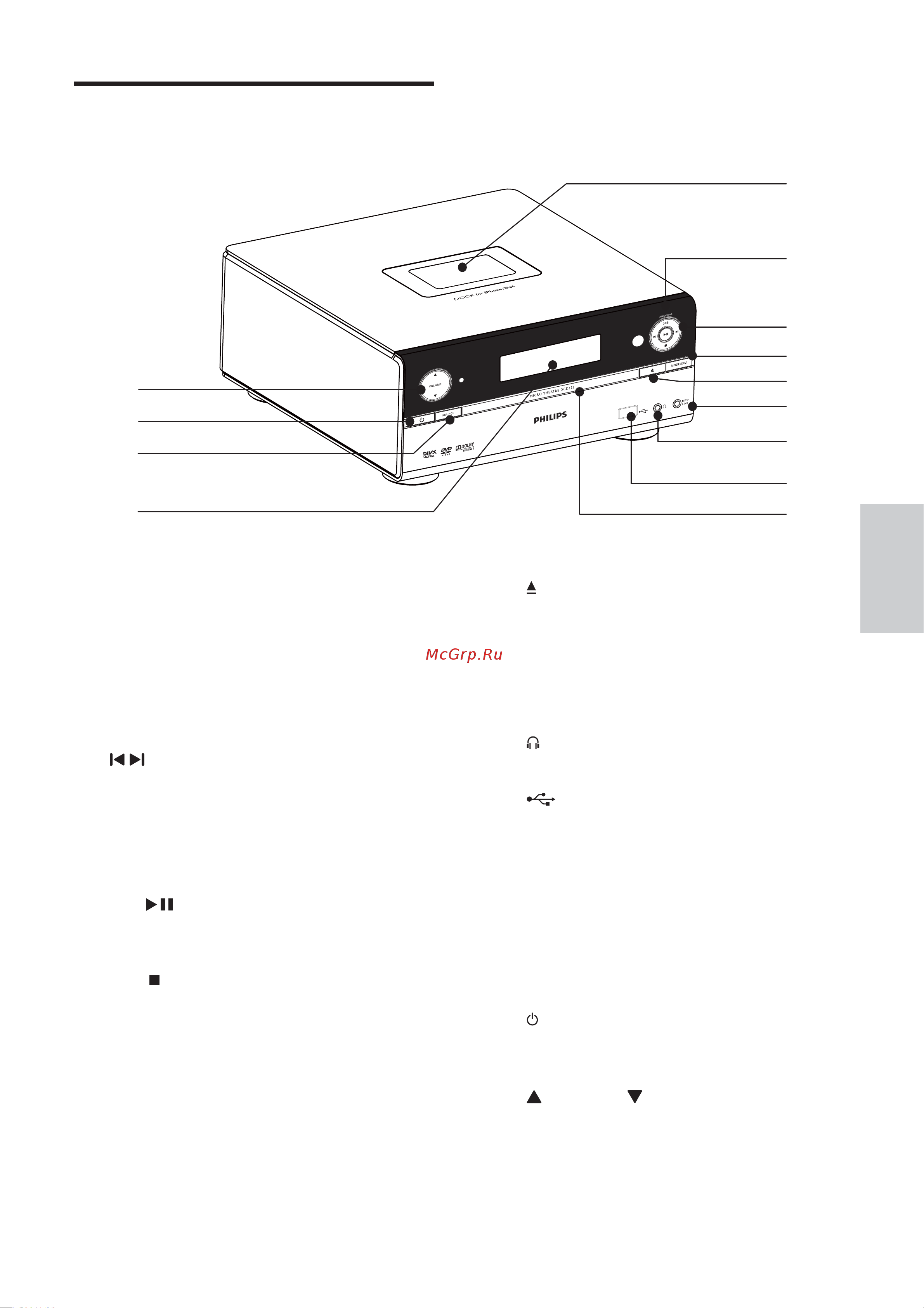 Philips DCD322 [9/39] C d e f