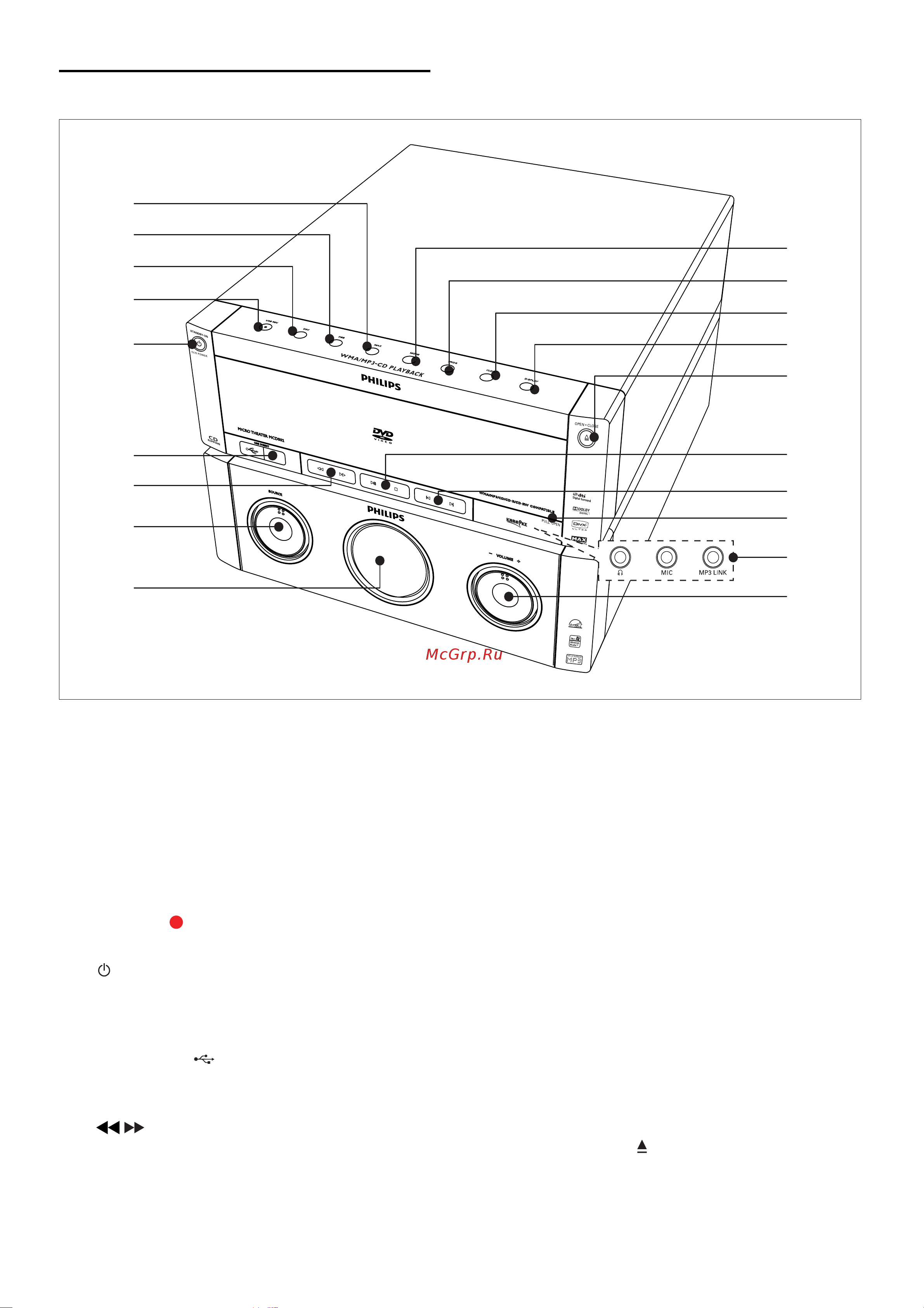 Philips MCD802 Руководство по эксплуатации онлайн [7/34] 697104