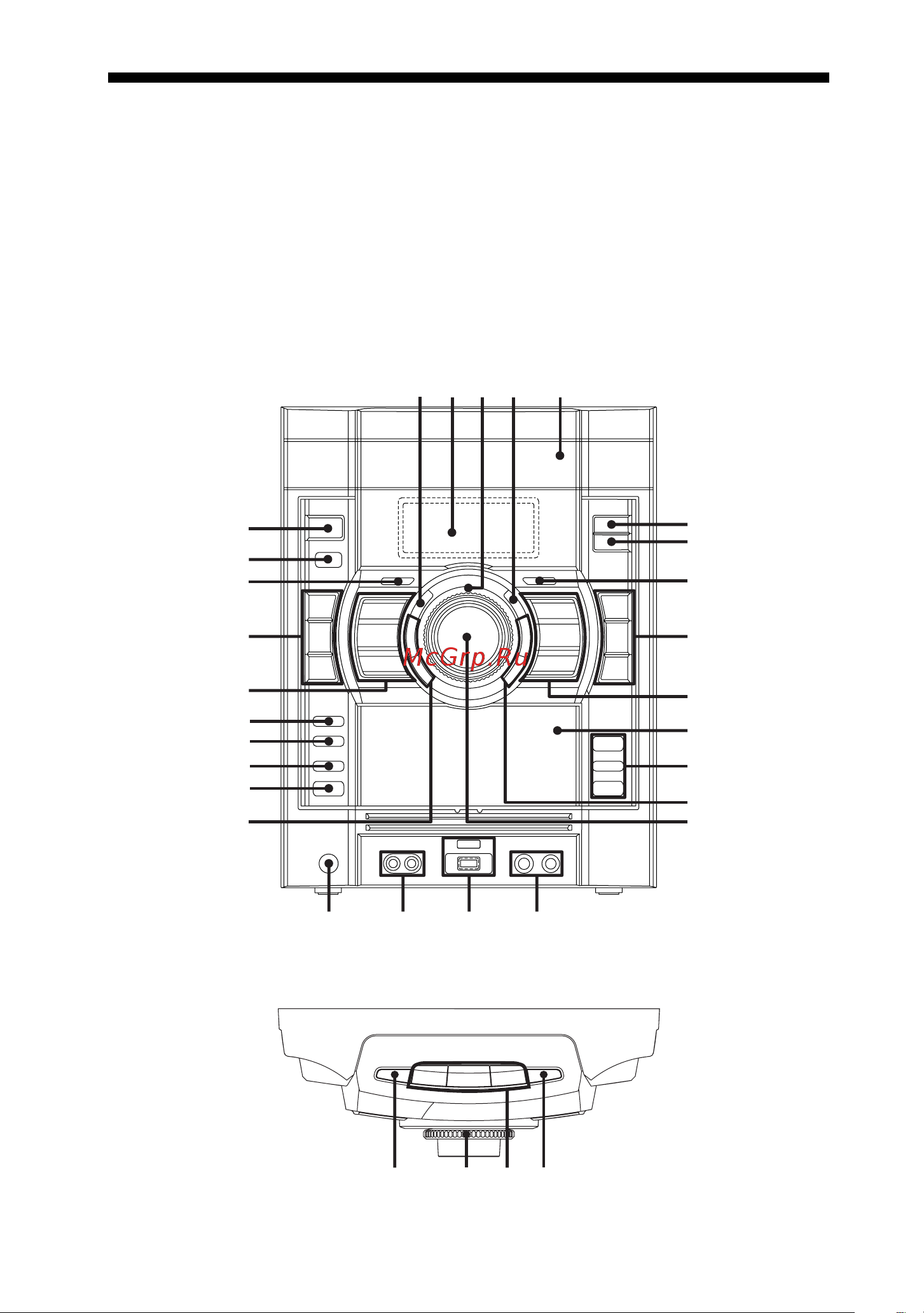 Sony MHC-GTX888 [6/68] Руководство по деталям и органам управления