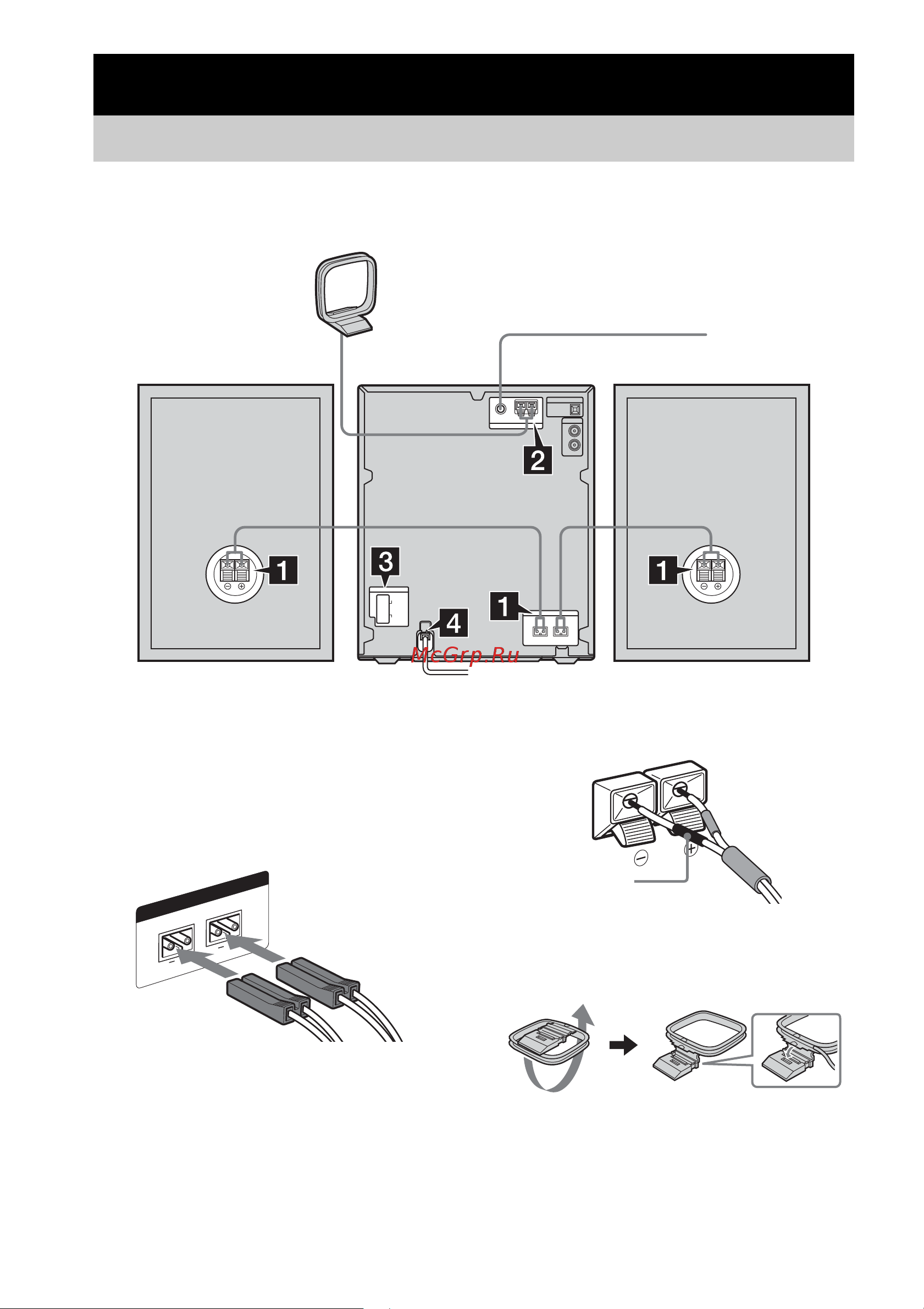Sony MHC-NXM3 [6/80] Hooking up the system