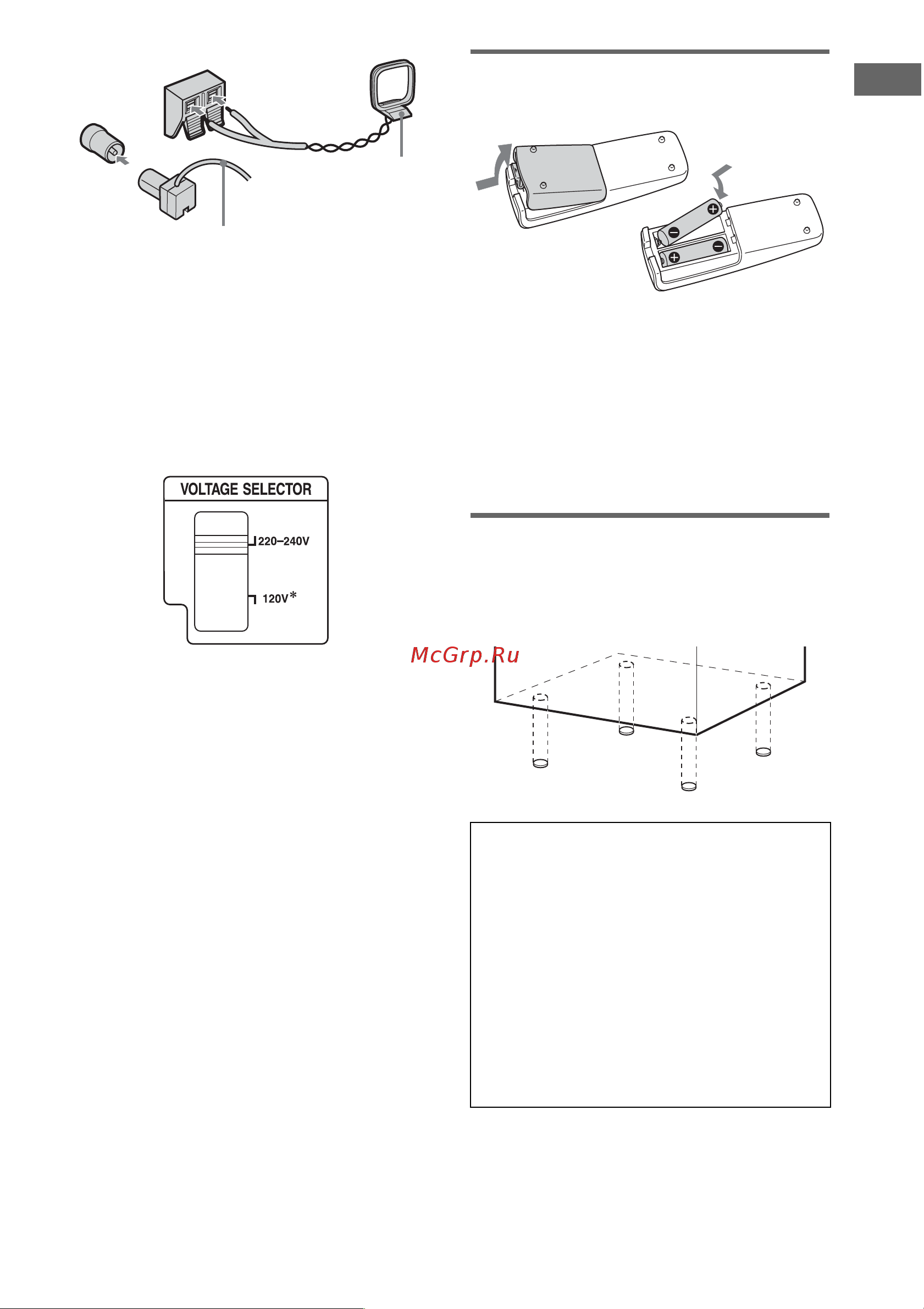 Sony MHC-NXM3 [7/80] Attaching the speaker pads