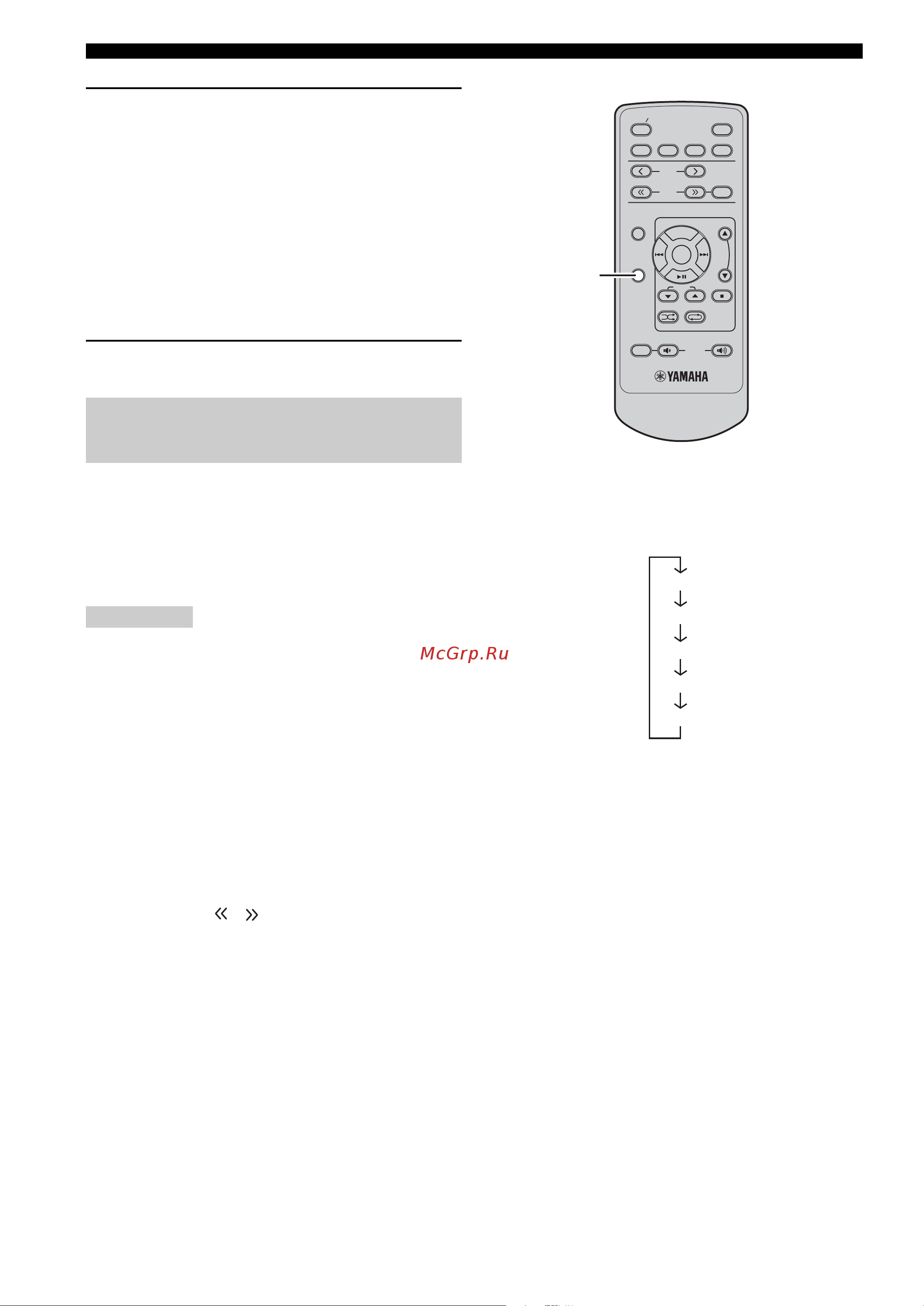 Yamaha CRX330 [24/34] Отображение информации системы радиоданных