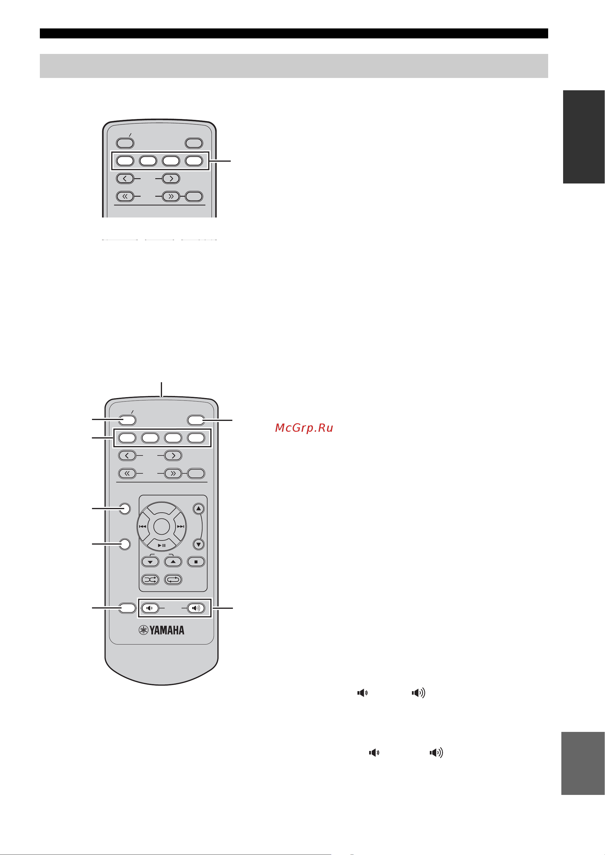Yamaha CRX330 [7/34] Пульт ду