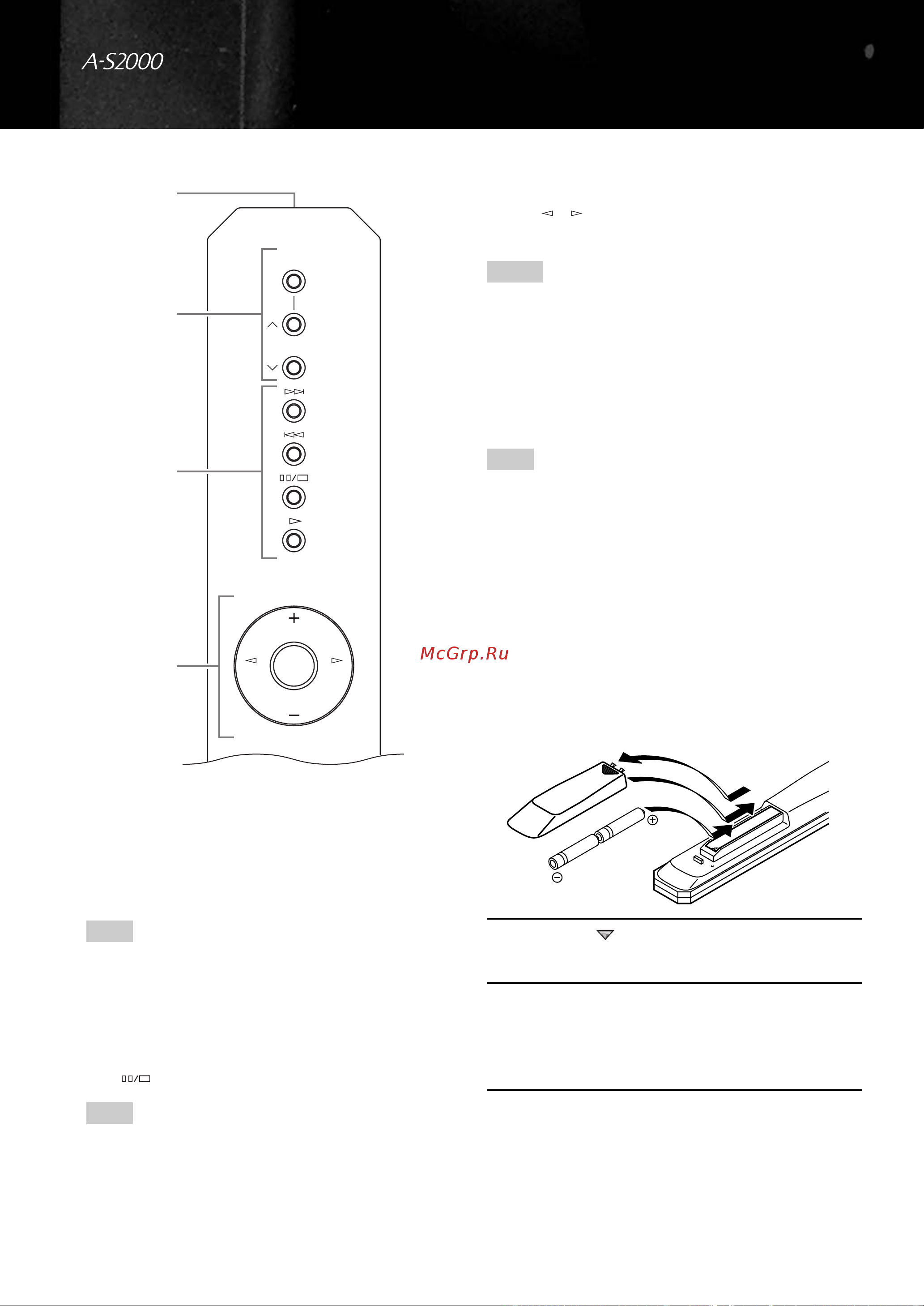 Yamaha A-S2000 [12/212] Controls and functions