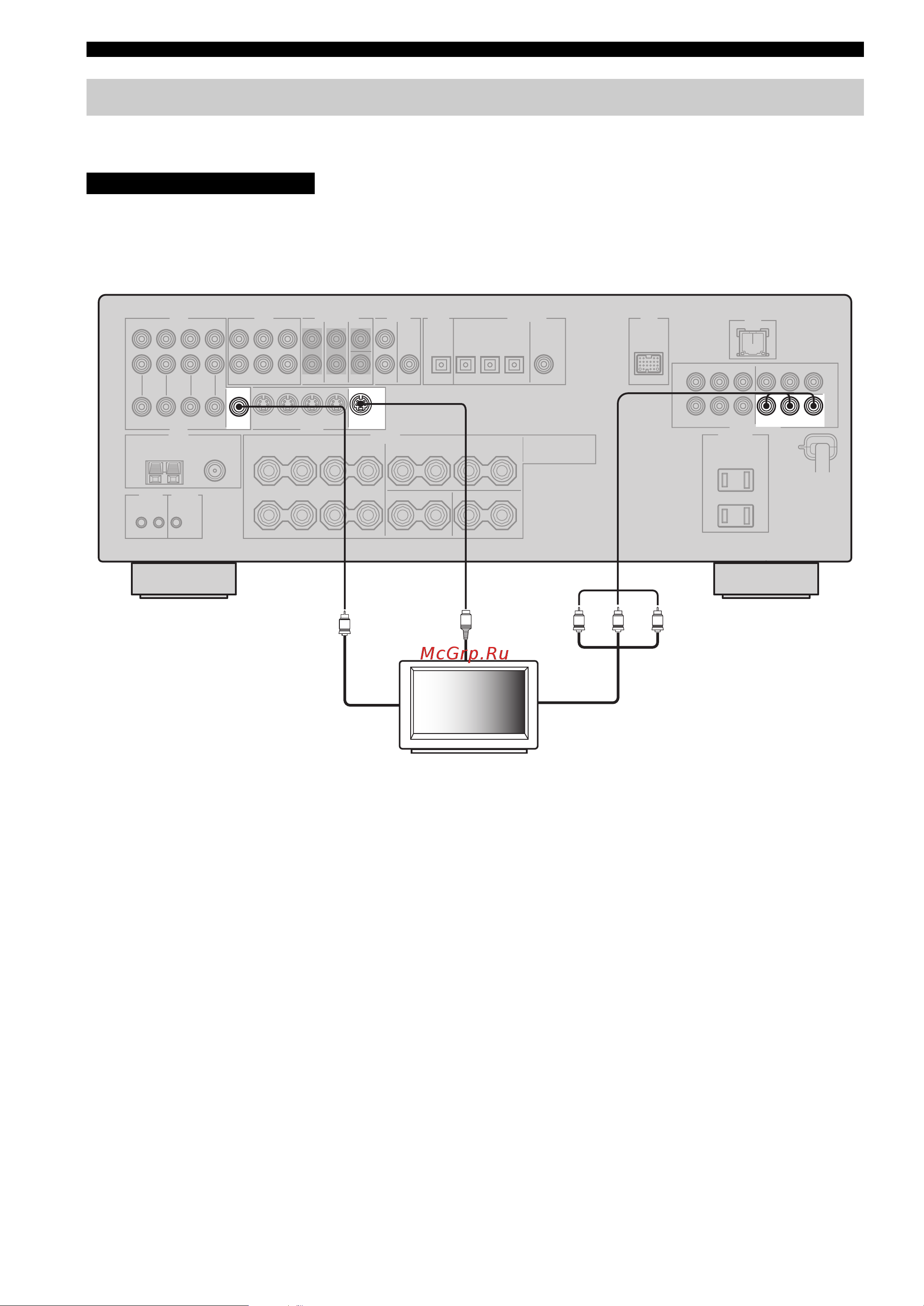 Yamaha RX-N600 [18/124] Ïîäêë åíèå òåëåâèçî²à