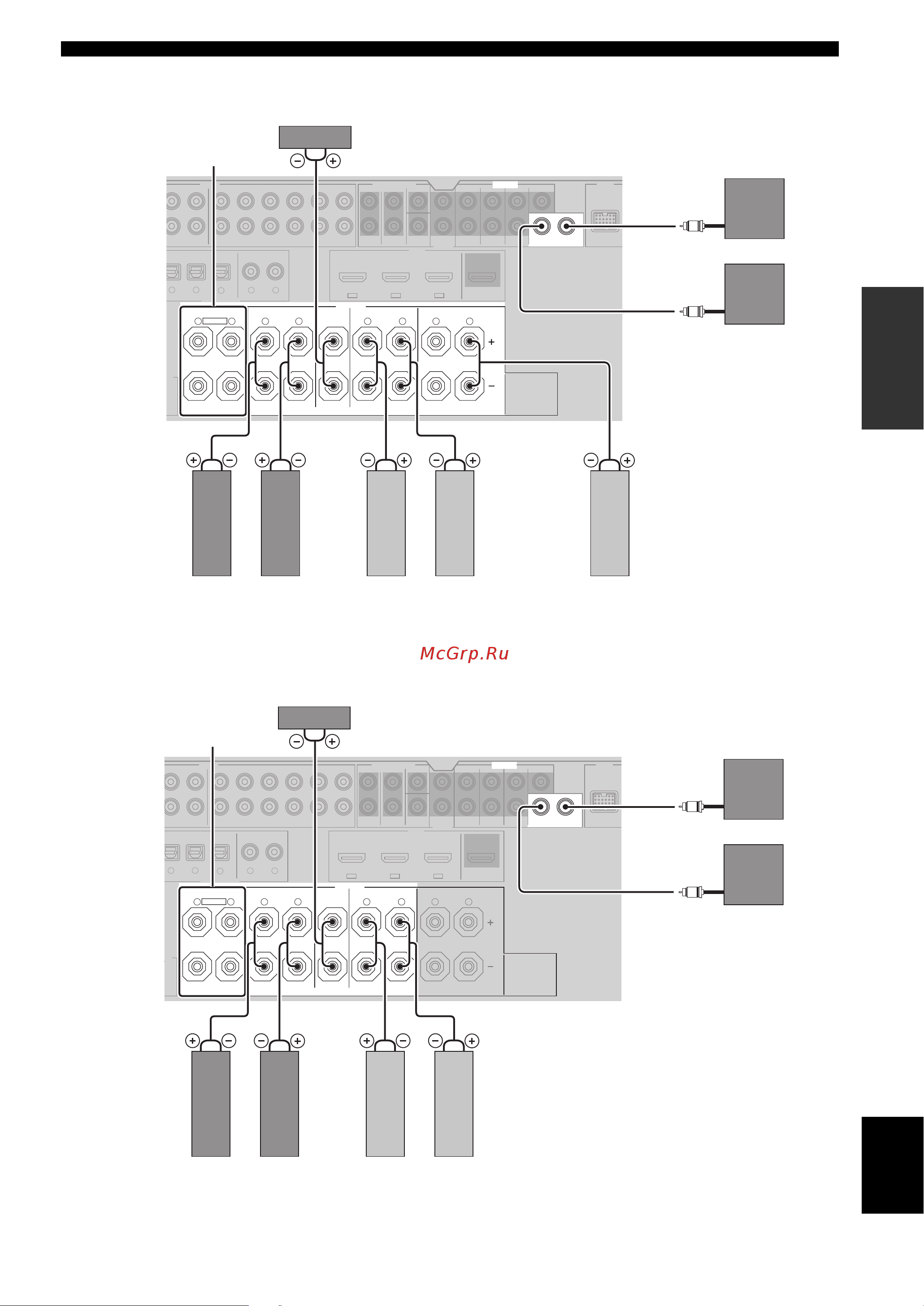 Yamaha RX-V863 [17/274] For the 5 channel speaker setting