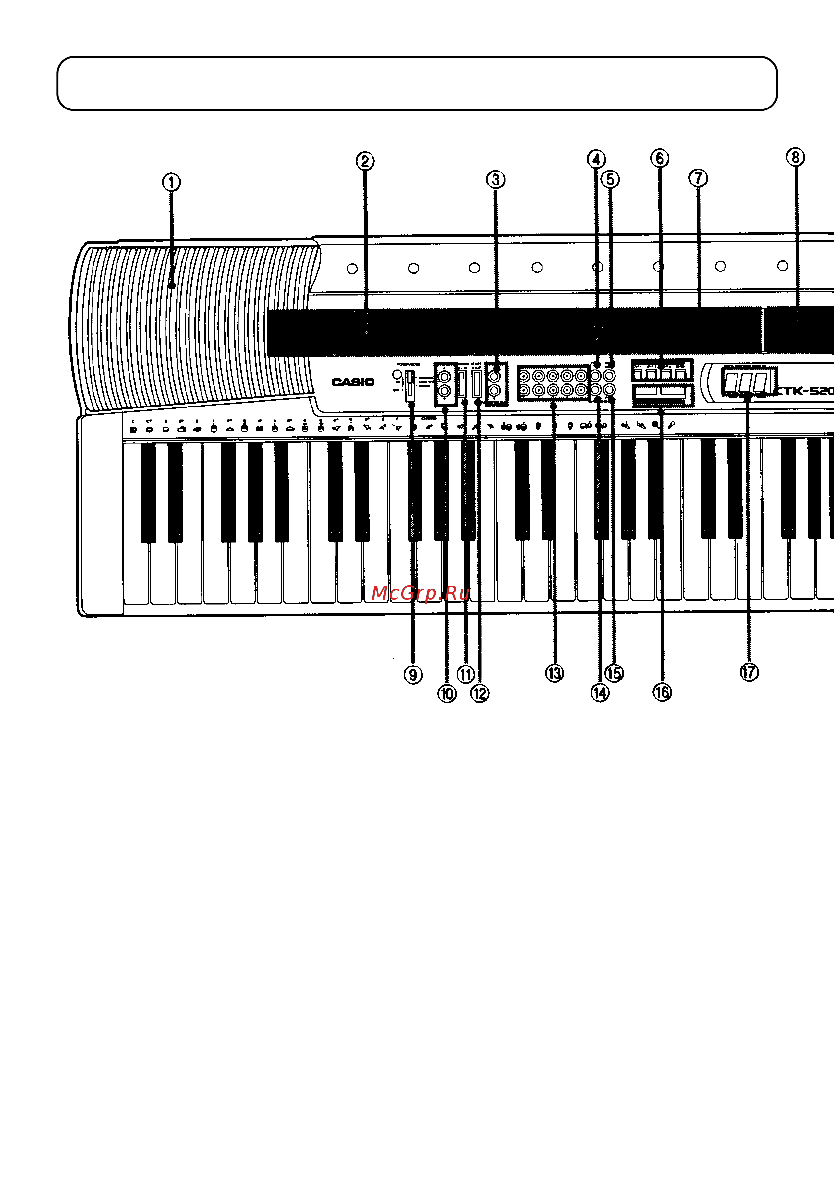 Casio CTK-520L Руководство по эксплуатации онлайн [10/43] 698015