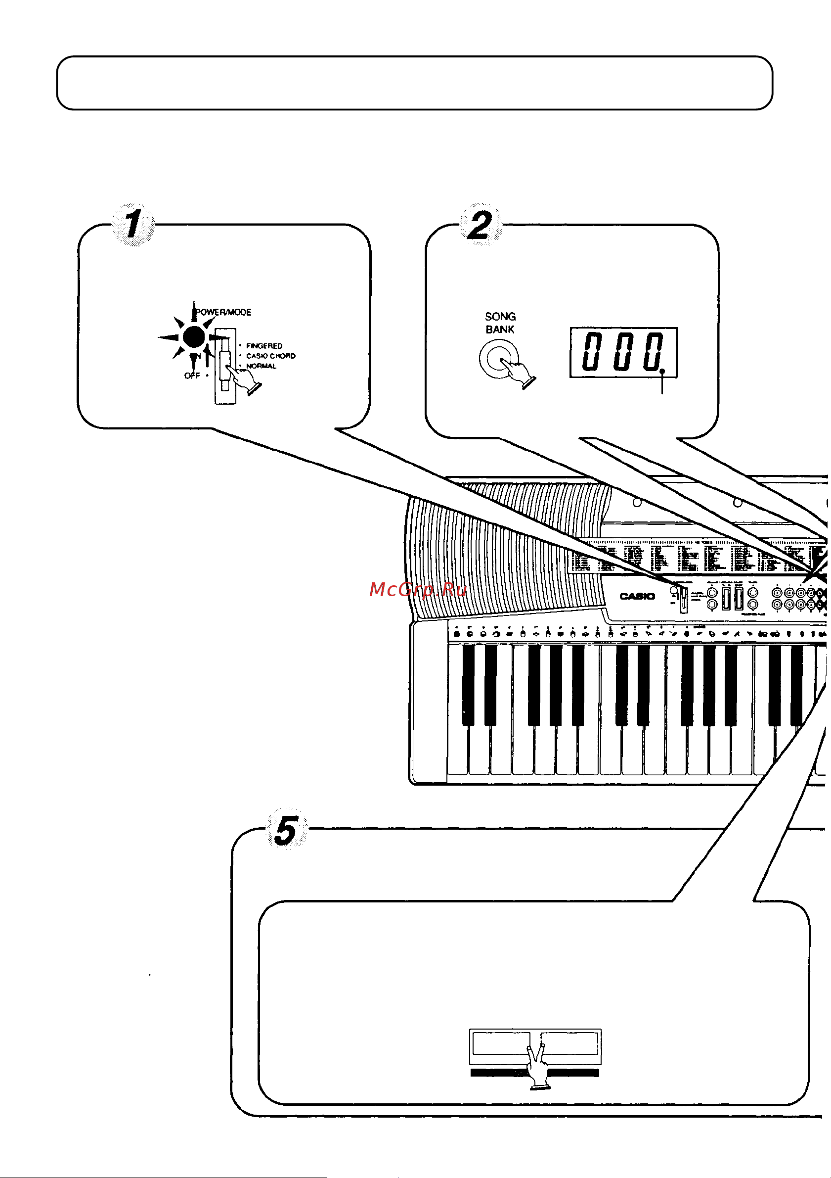 Casio CTK-520L Руководство по эксплуатации онлайн [12/43] 698015