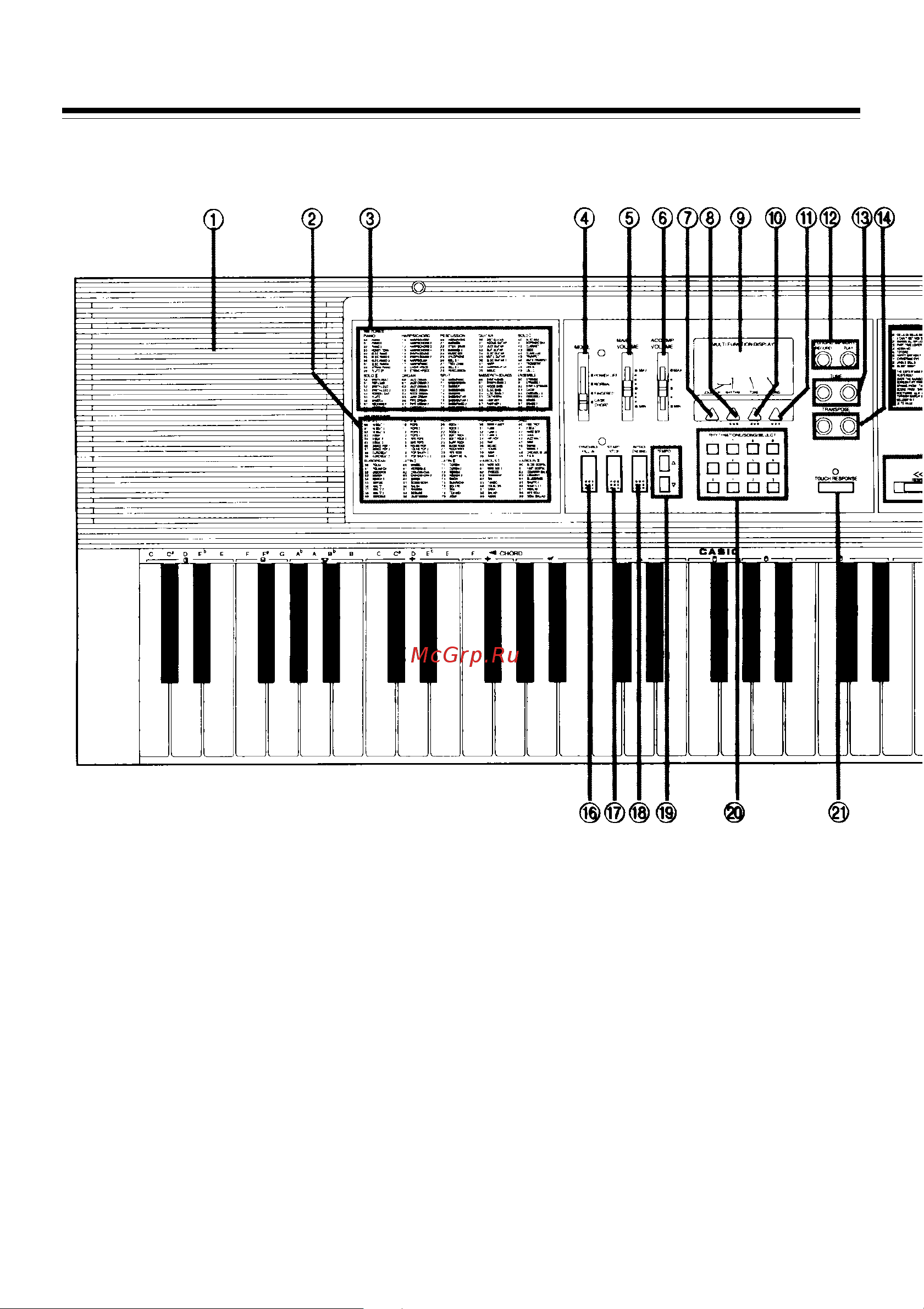 Casio CTK-550 Руководство по эксплуатации онлайн [4/34] 698019
