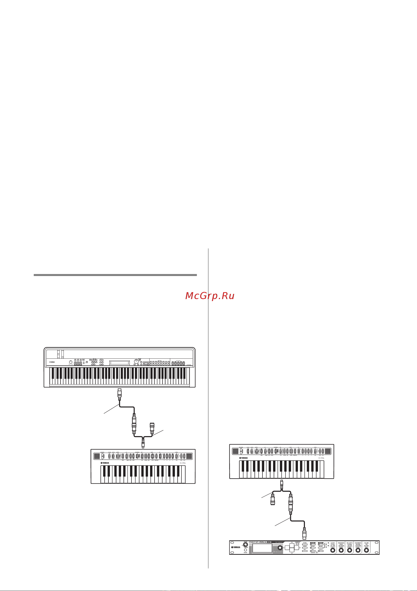 Yamaha reface DX [40/56] Подключение к midi устройству