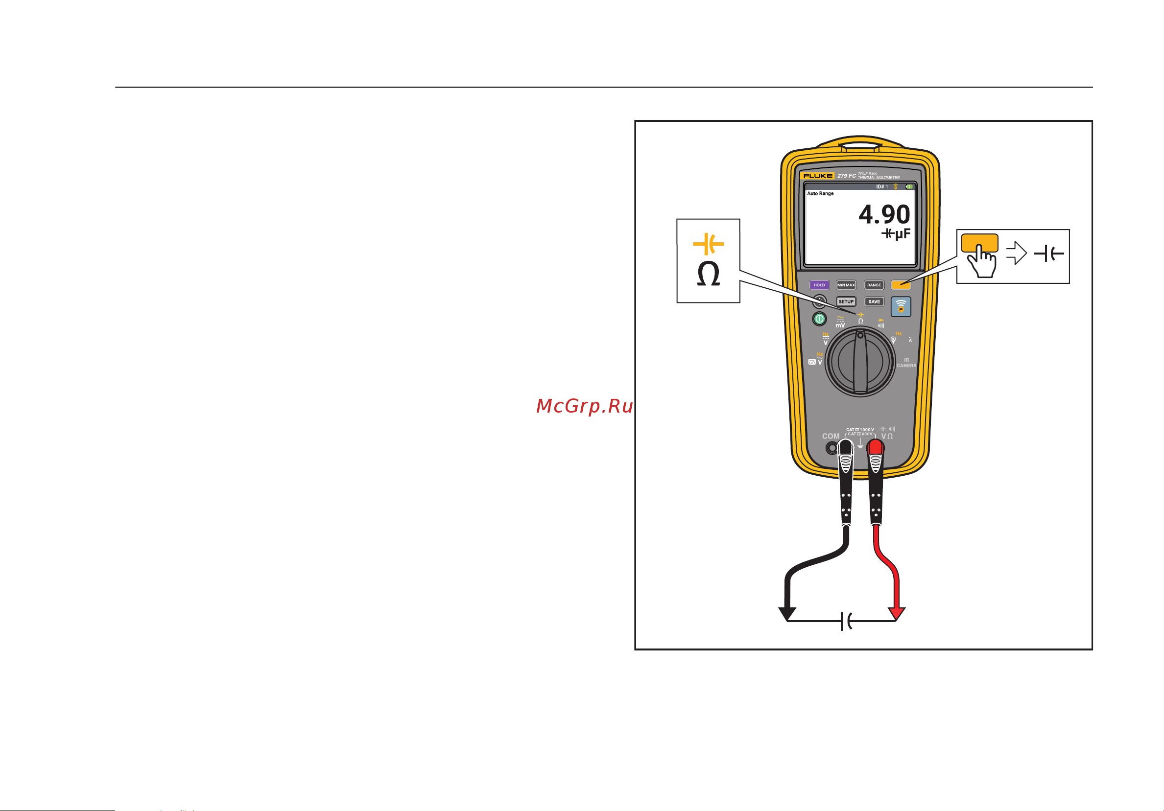 Fluke 279FC [31/54] Измерения емкости
