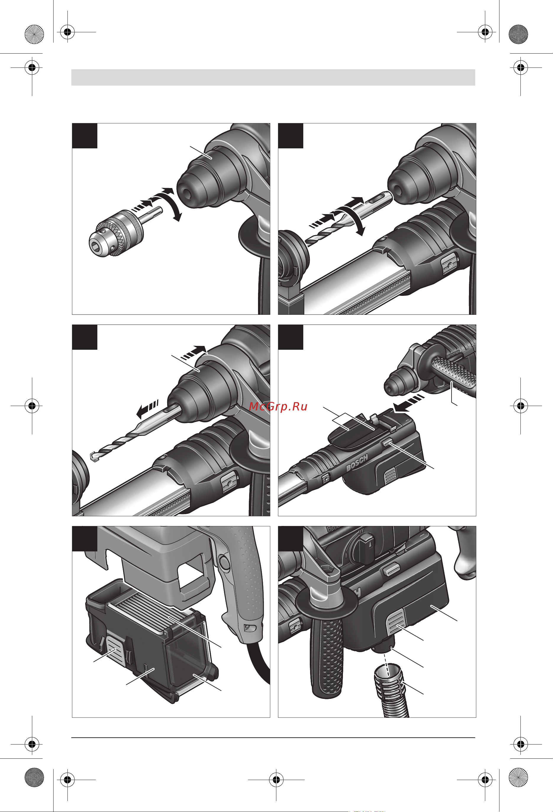 Bosch GBH 2 23 REA Руководство по эксплуатации онлайн [4/99] 698369