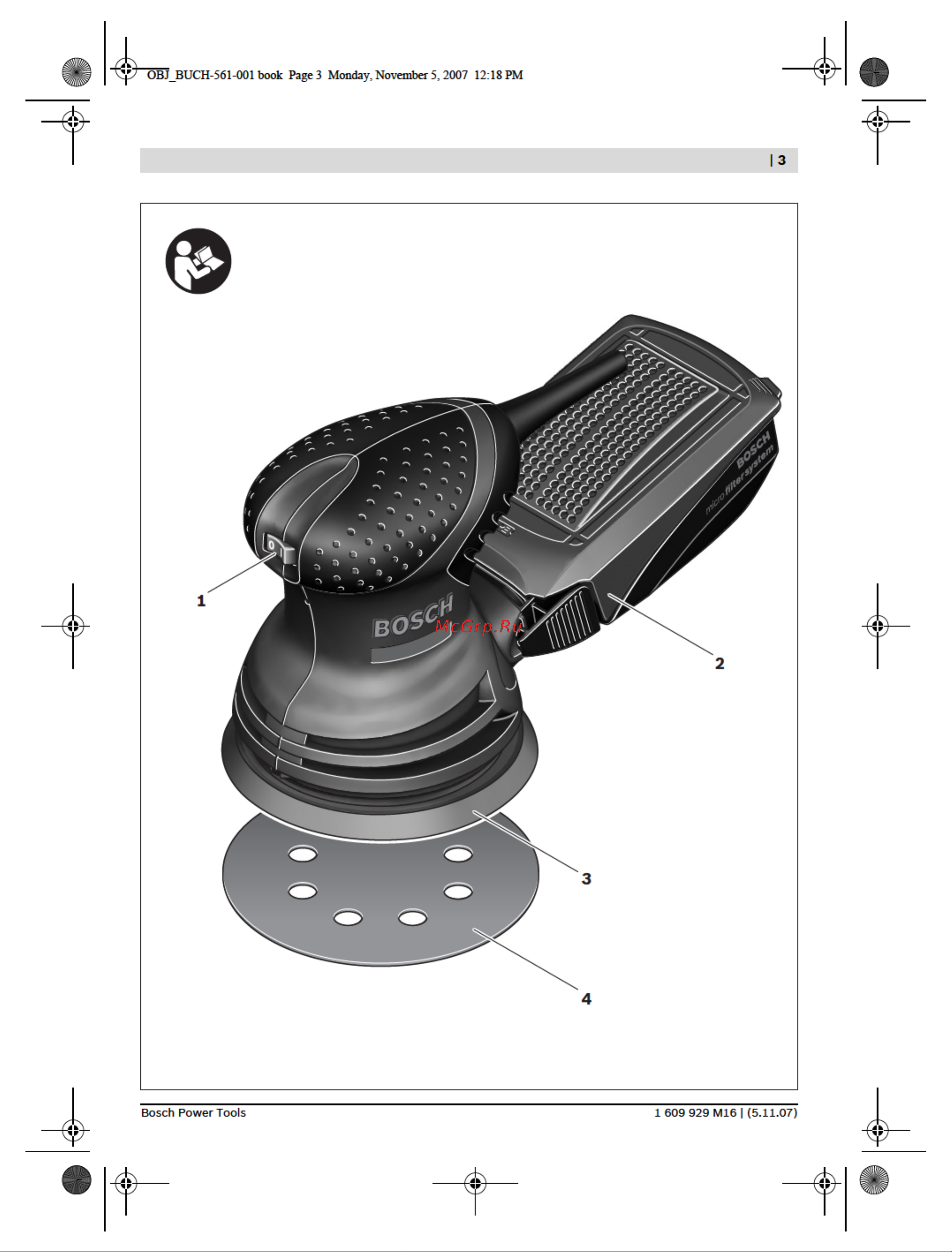 Bosch PEX 220 A Руководство по эксплуатации онлайн [3/22] 698440