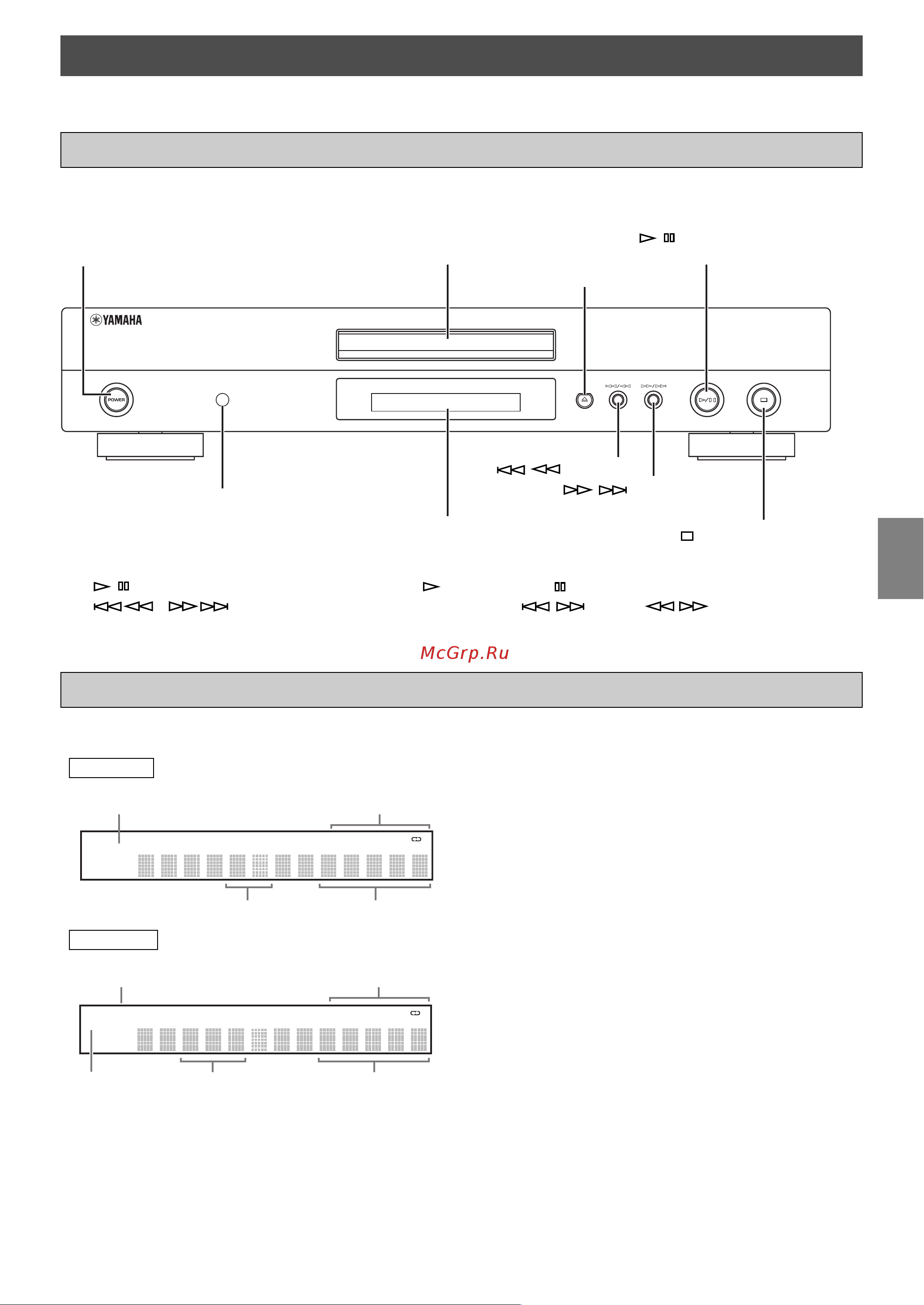 Yamaha CDX-397MK2 [132/228] Panel delantero