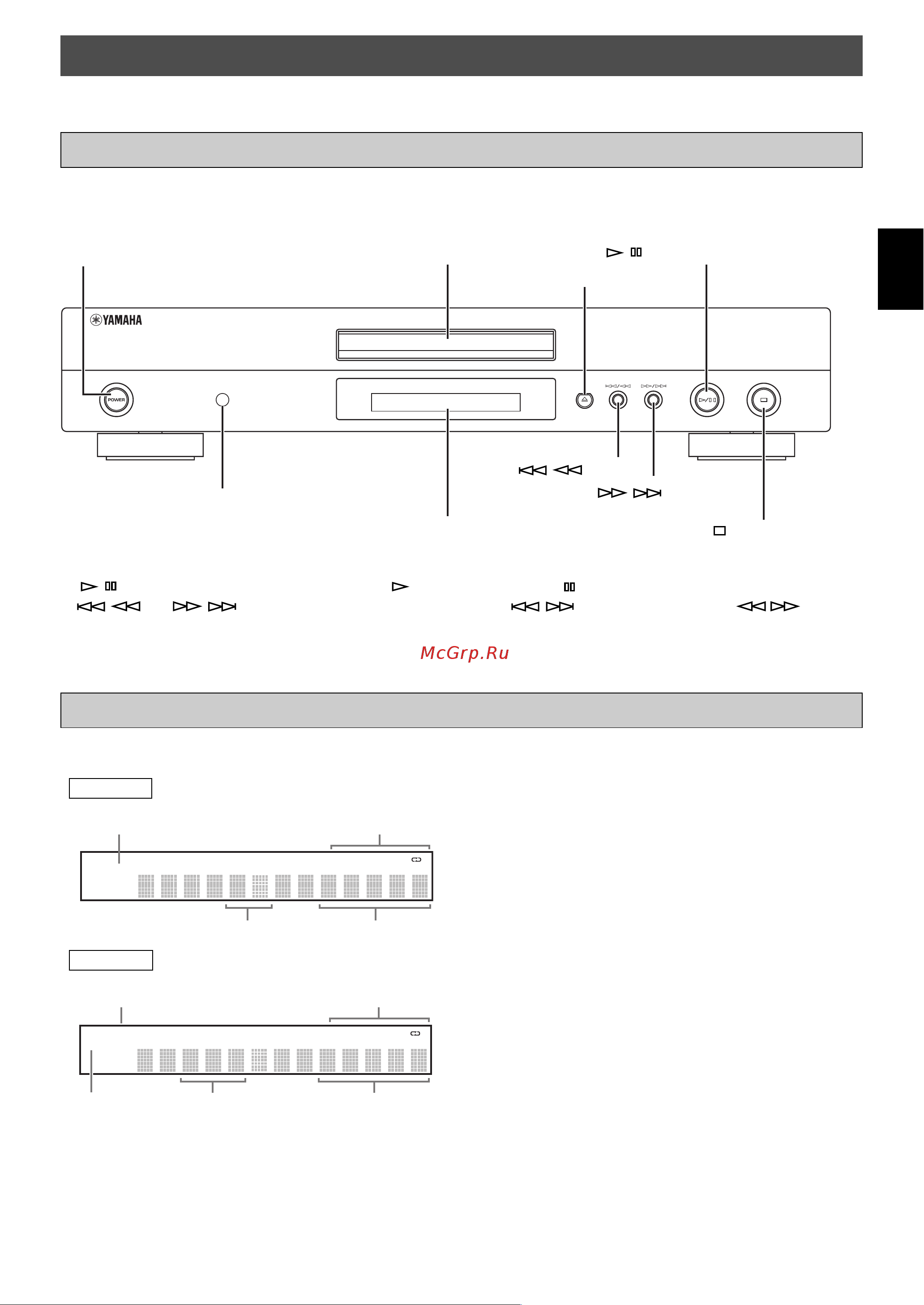 Yamaha CDX-397MK2 [57/228] Frontblende