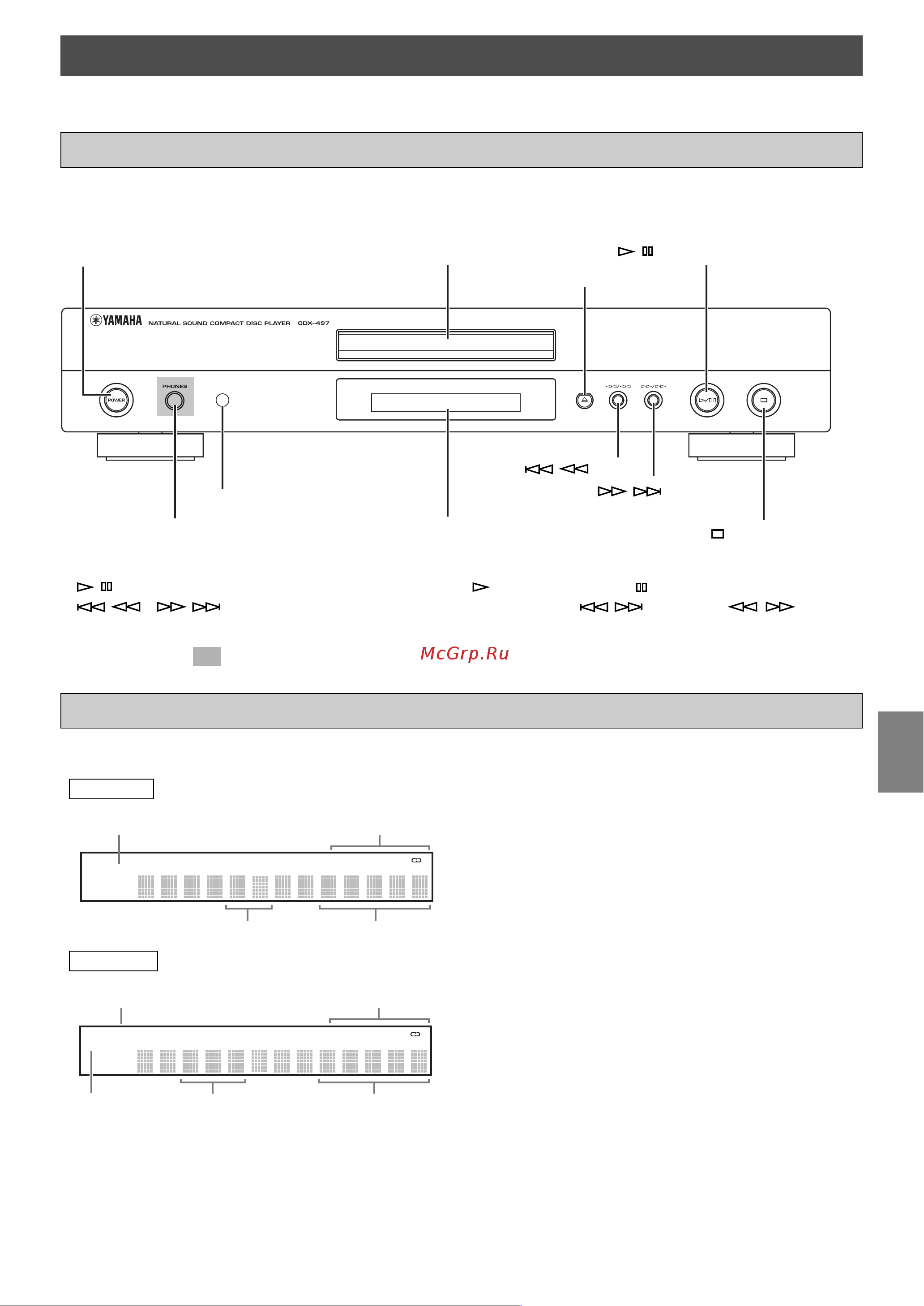 Yamaha CDX-497_CDX-397 [182/228] Фронтальная панель
