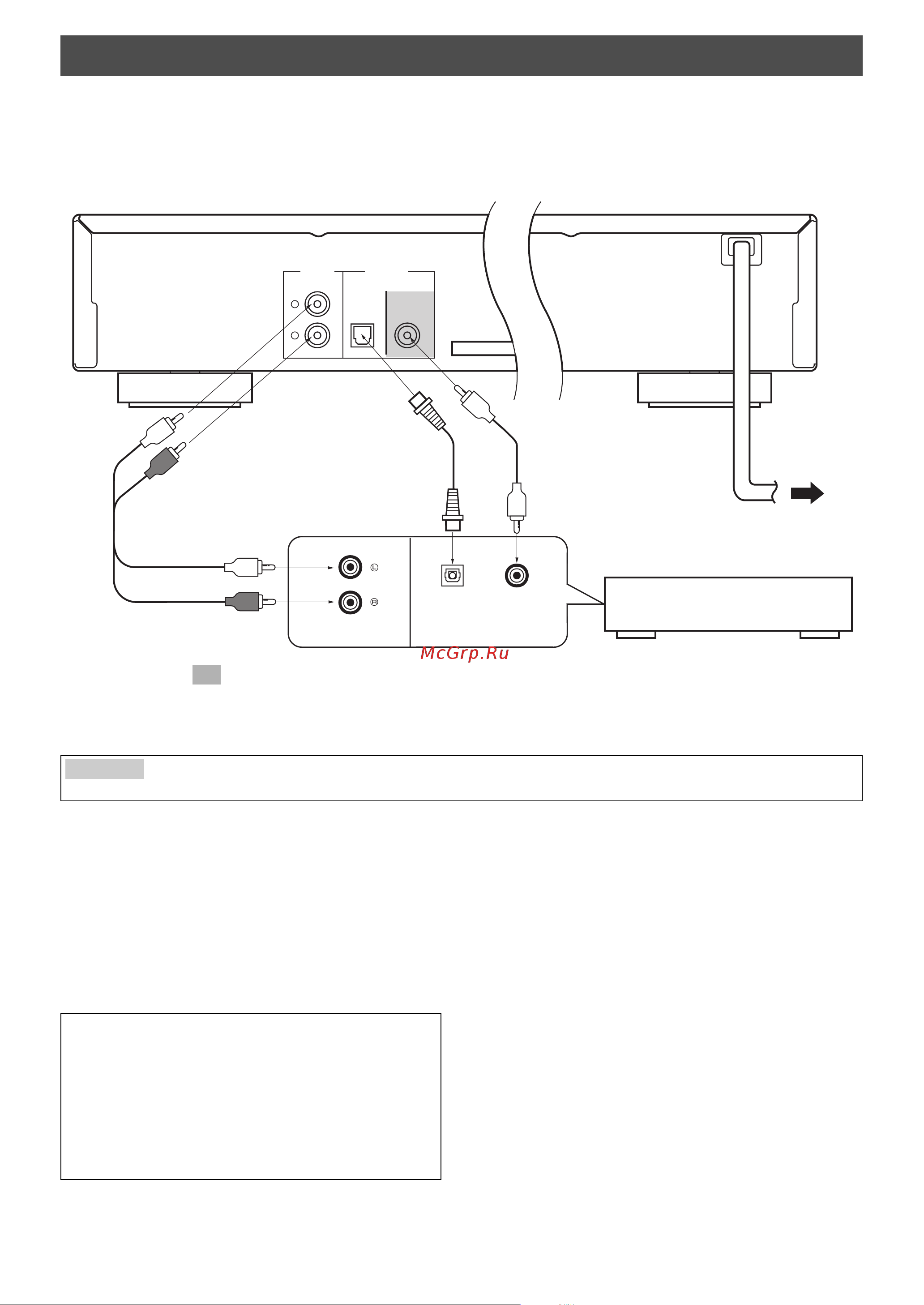 Yamaha CDX-497_CDX-397 [31/228] Choisir l une des procédures suivantes pour raccorder cet appareil à l amplificateur utilisé