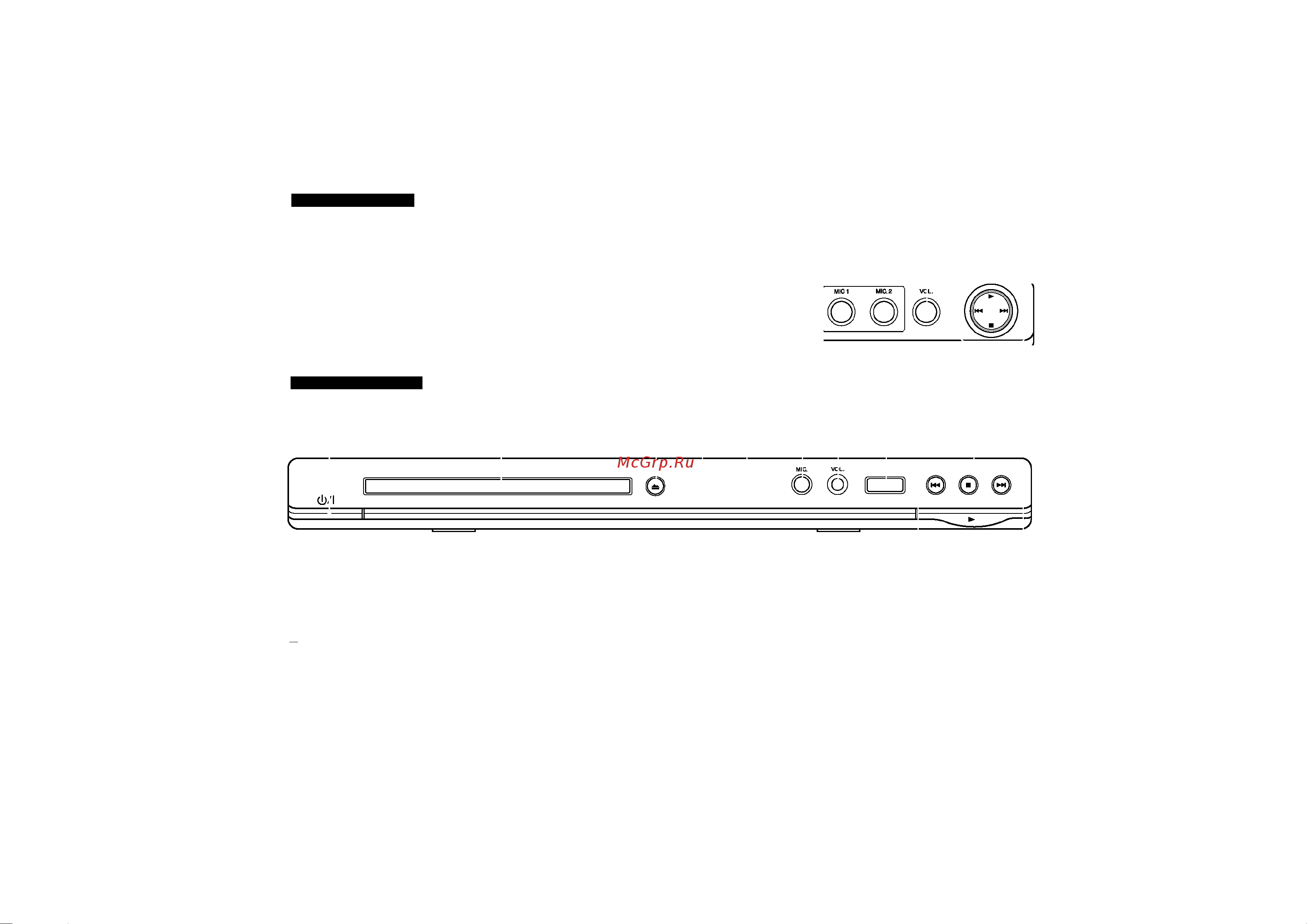 LG DVX453K [6/16] Основной блок
