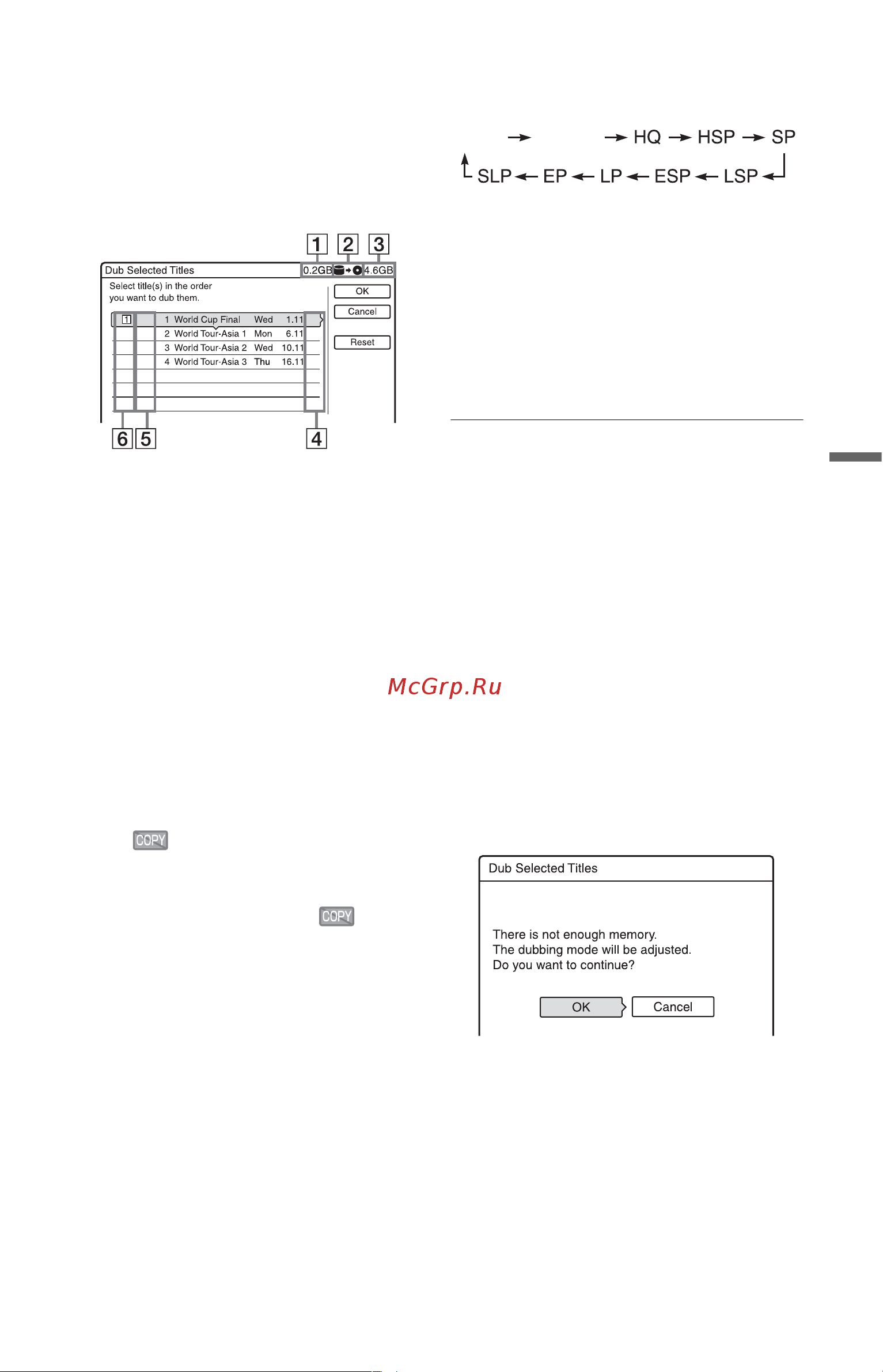 Sony RDR-HX720 [81/128] C ñâîáîäíîå ìåñòî íà ïå²åçàïèñûâàåìîì äèñêå ï²èáëèçèòåëüíî