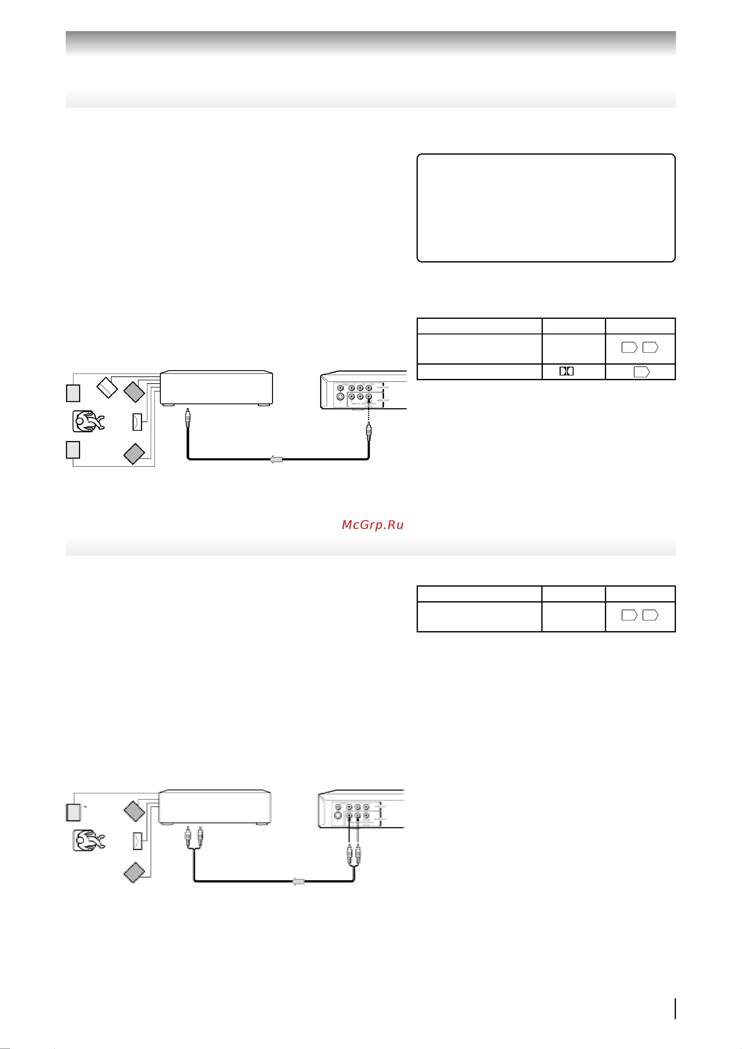 Toshiba SD 330 [21/72] Подключение к усилителю с декодером dolby digital