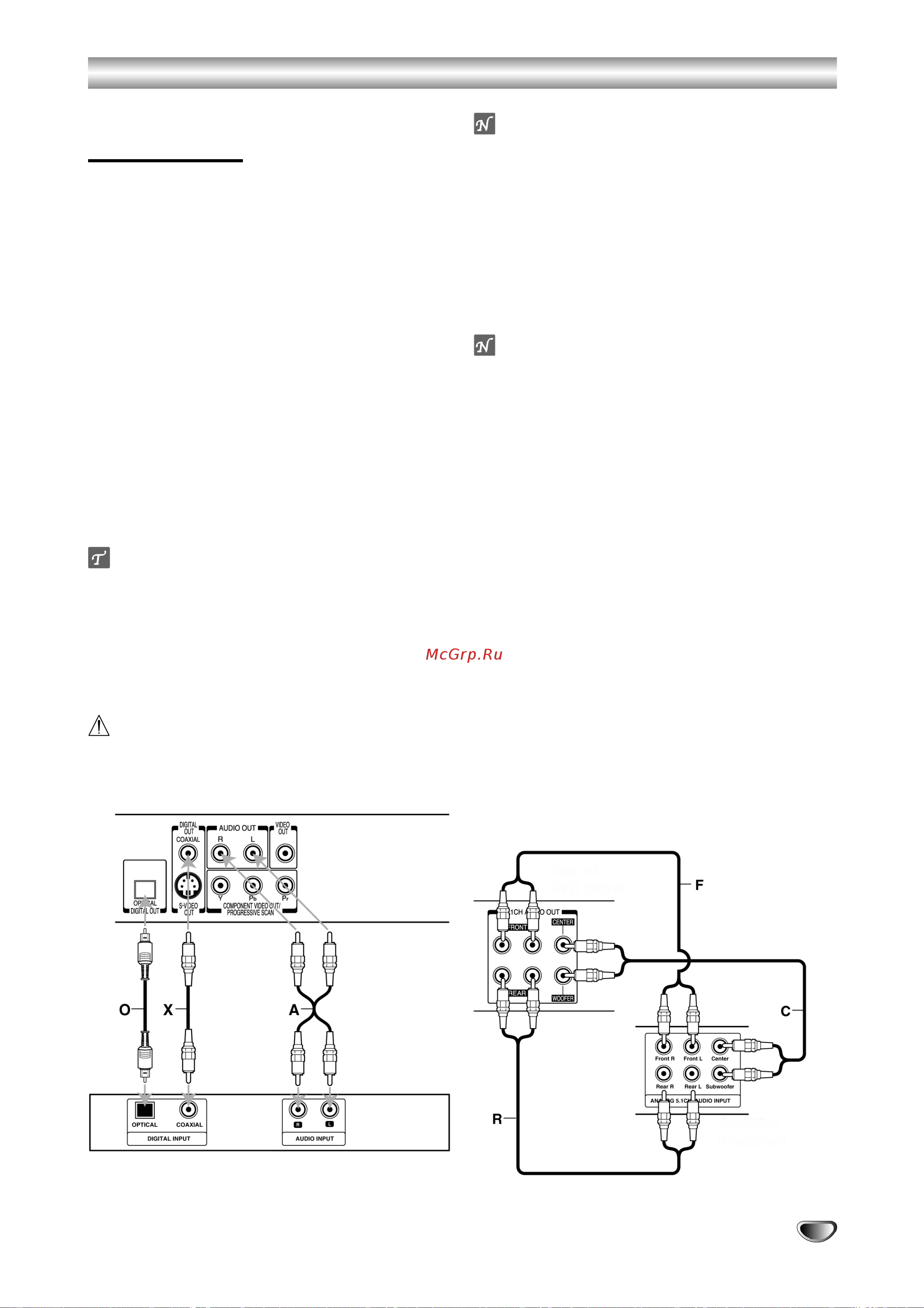 Toshiba SD 530 [11/32] Подключение дополнительного оборудования