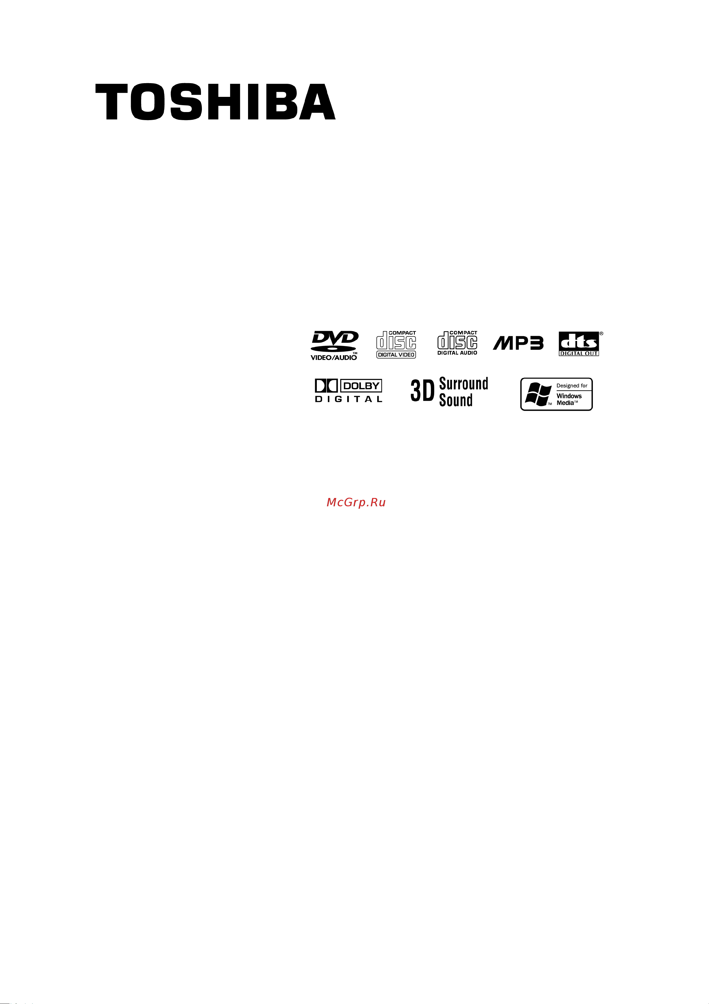Toshiba SD K380 Руководство по эксплуатации онлайн