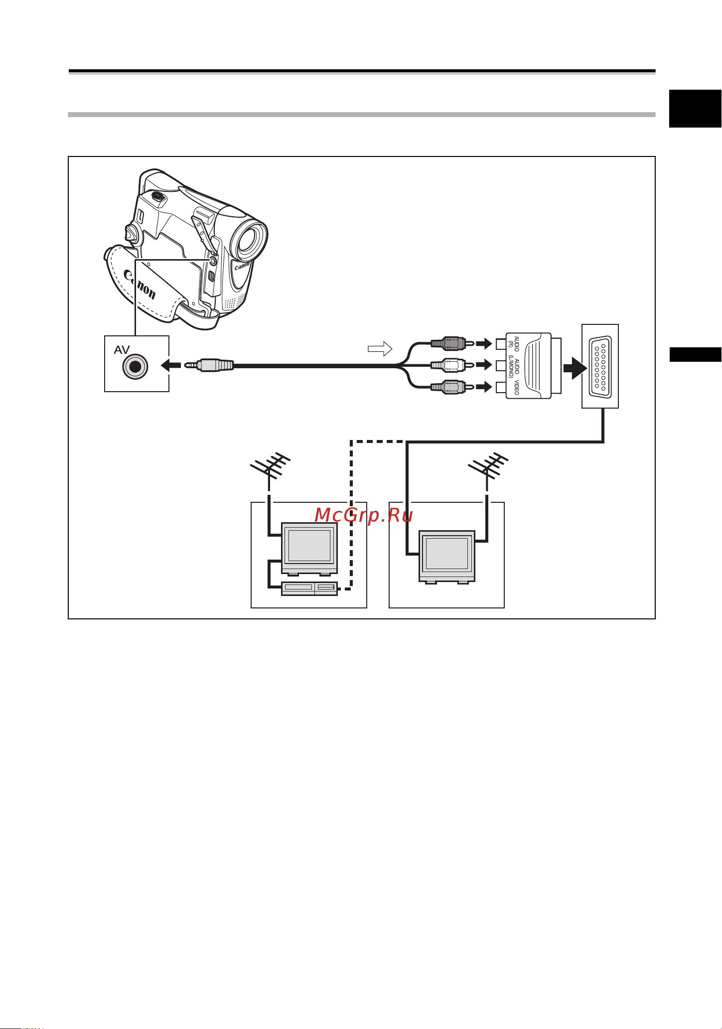Canon MV800 (i) [31/99] Просмотр на экране телевизора