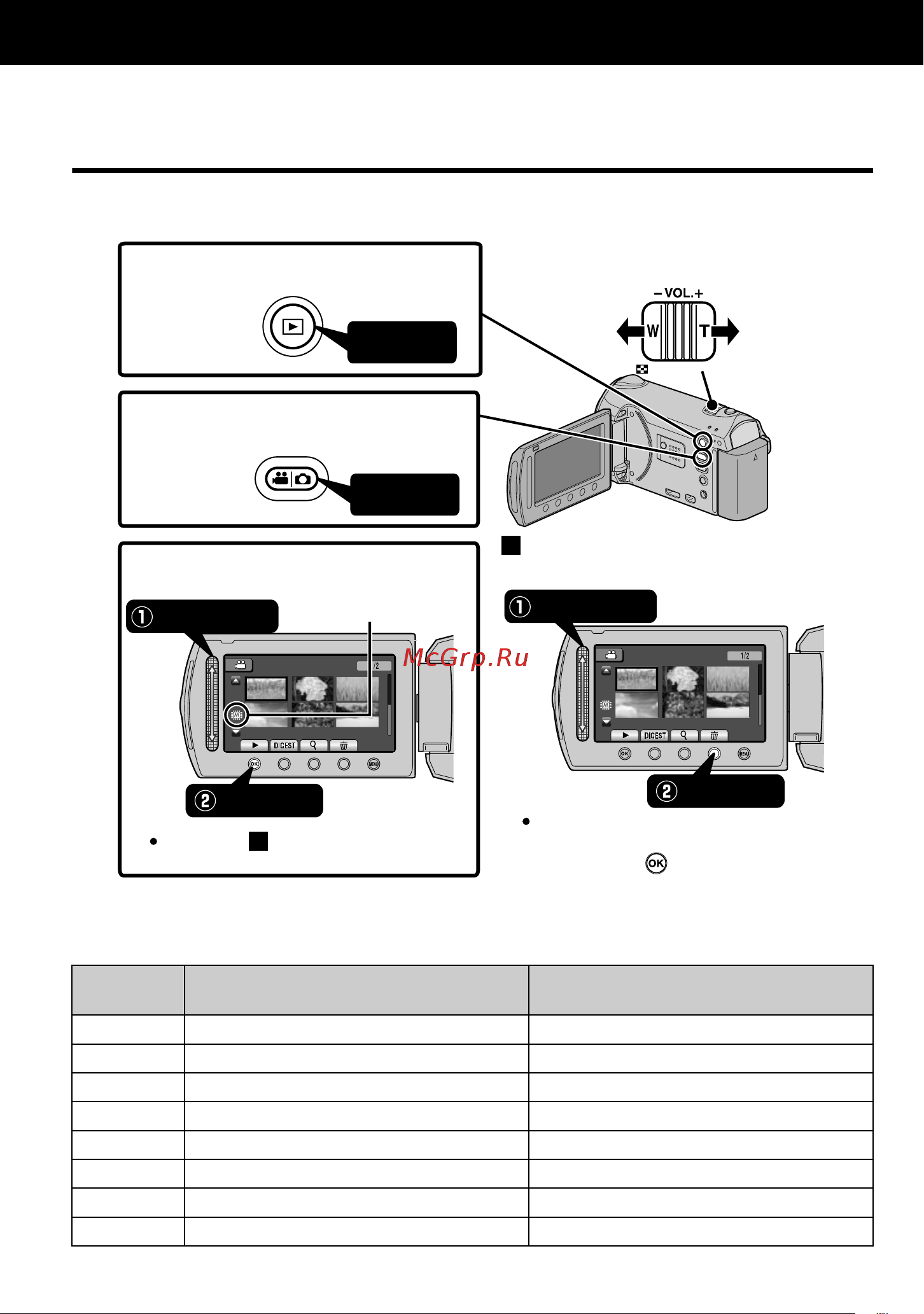 JVC GZ-HM334 [14/112] Afspelen
