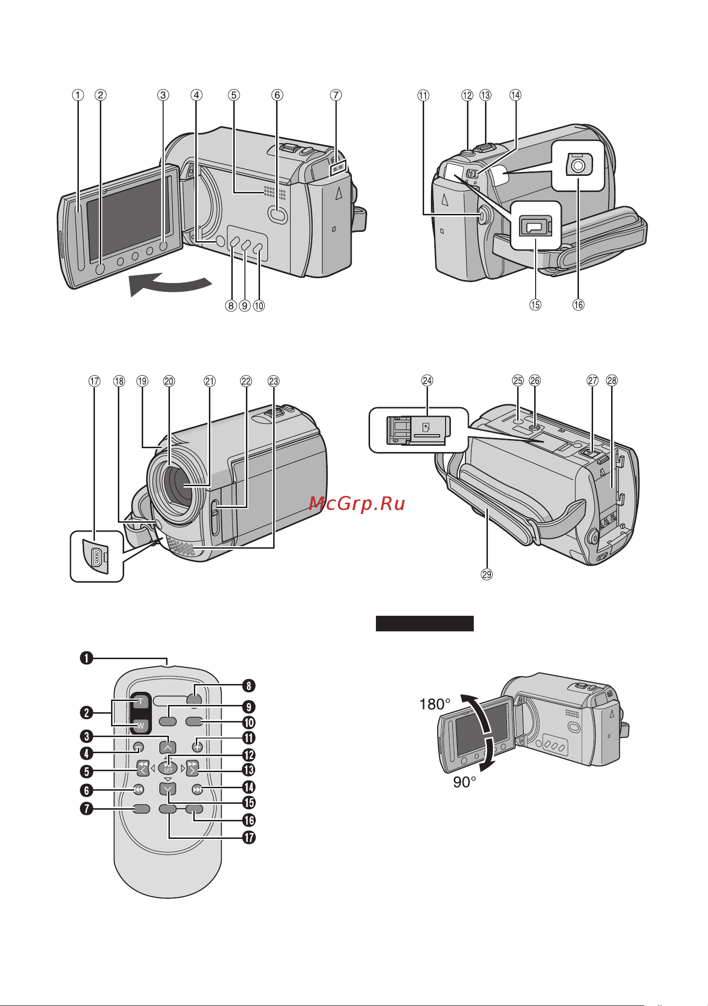 JVC GZ-MG335 H [12/76] Указатель