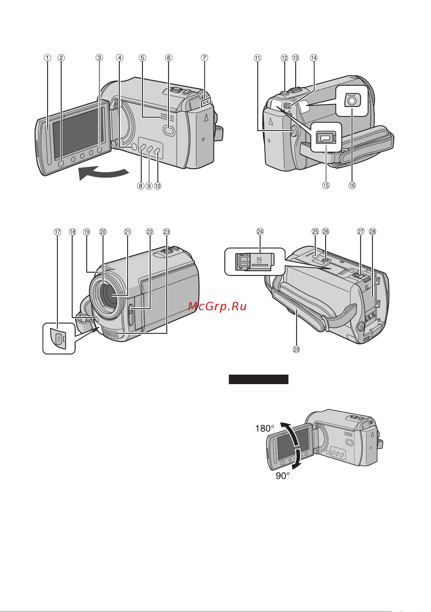 JVC GZ-MG344 [12/76] Указатель