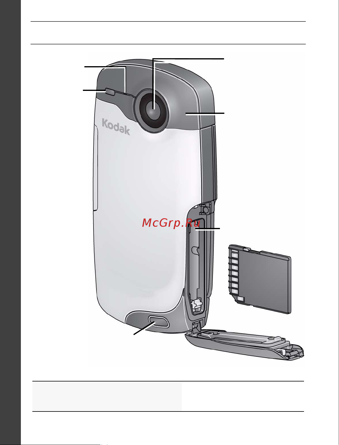 Kodak Playsport Zx3 Руководство по эксплуатации онлайн [8/21] 699167