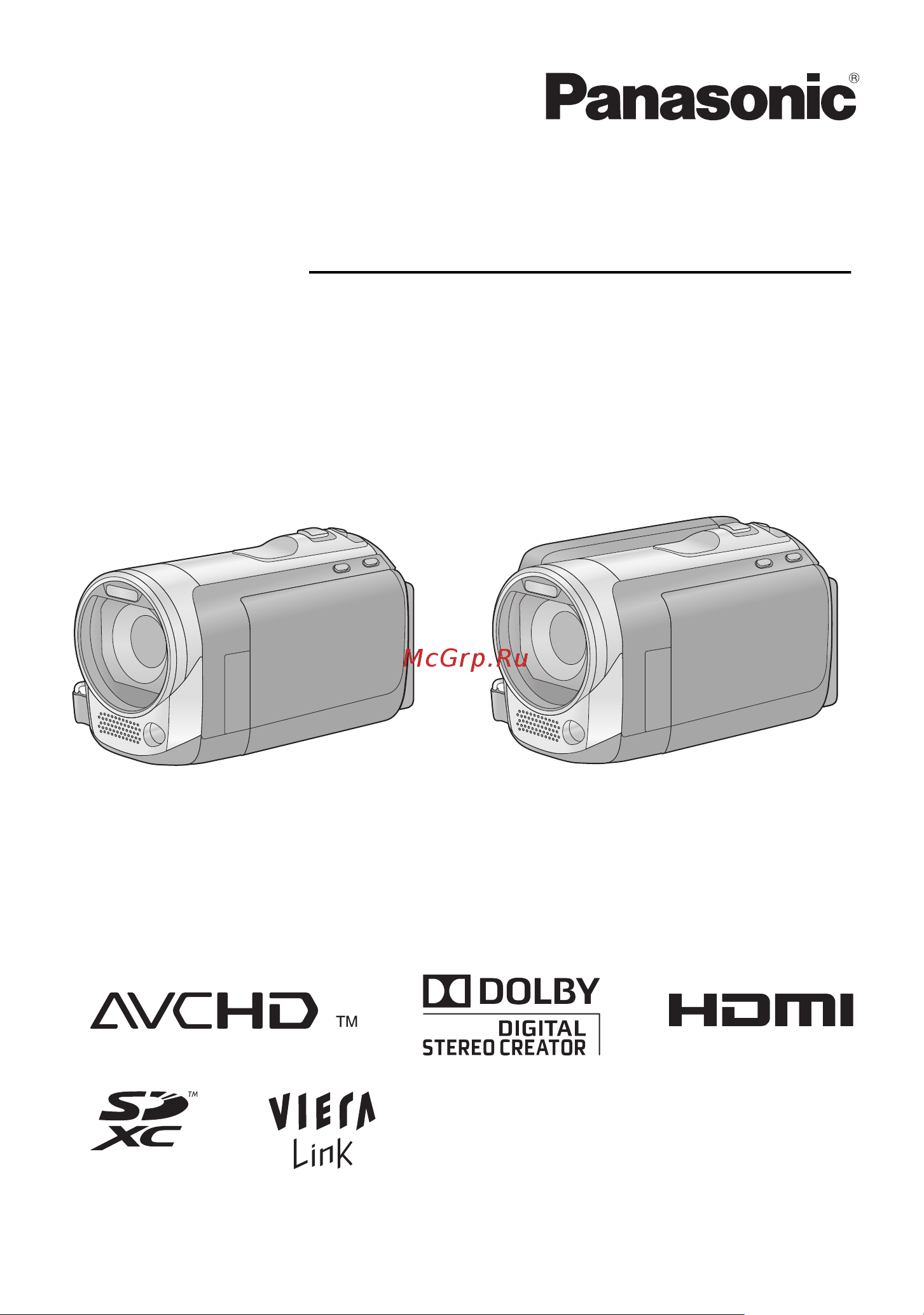 Panasonic HDC-SD60EE Руководство по эксплуатации онлайн