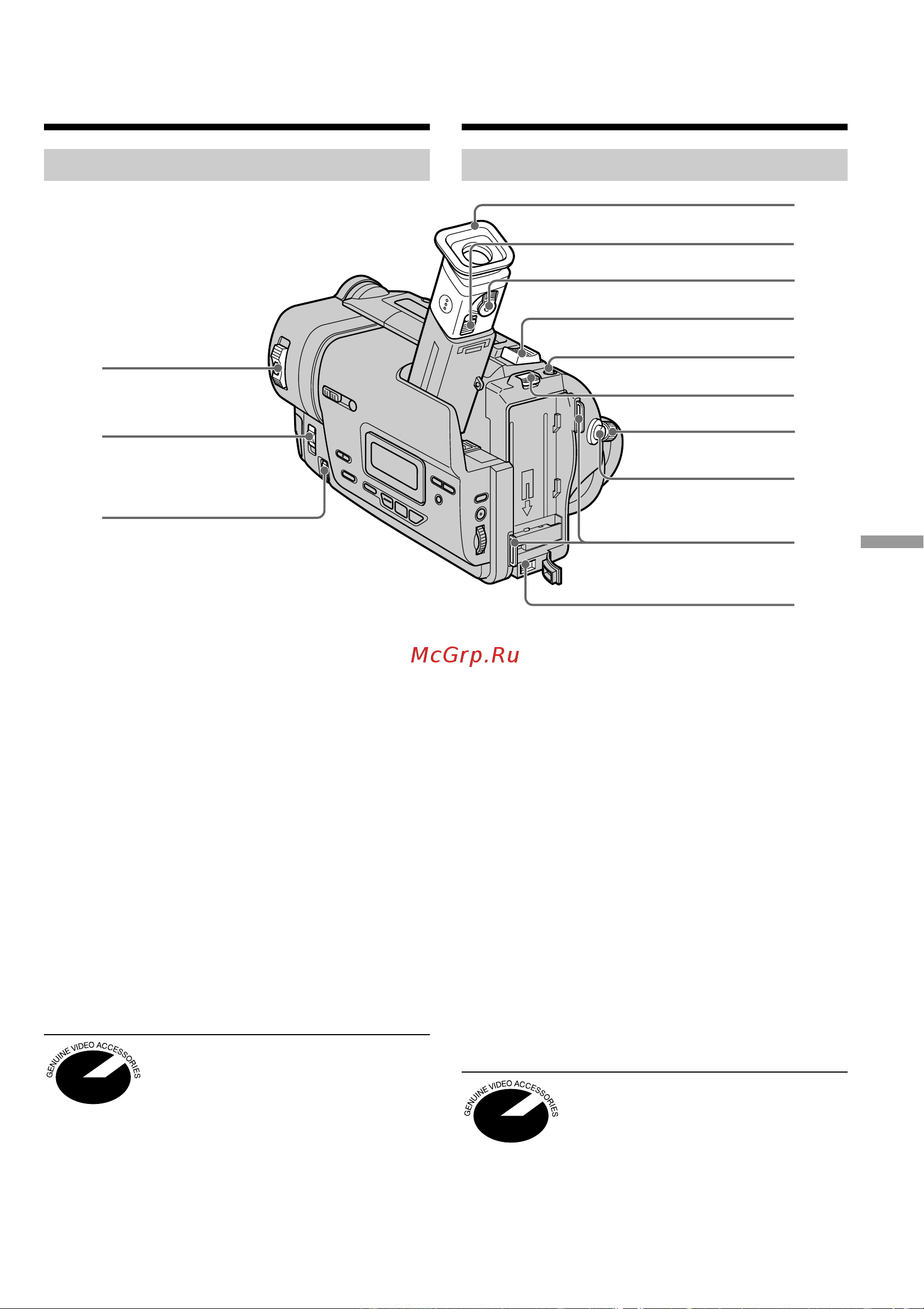 Sony CCD-TR918E [103/116] Quick reference