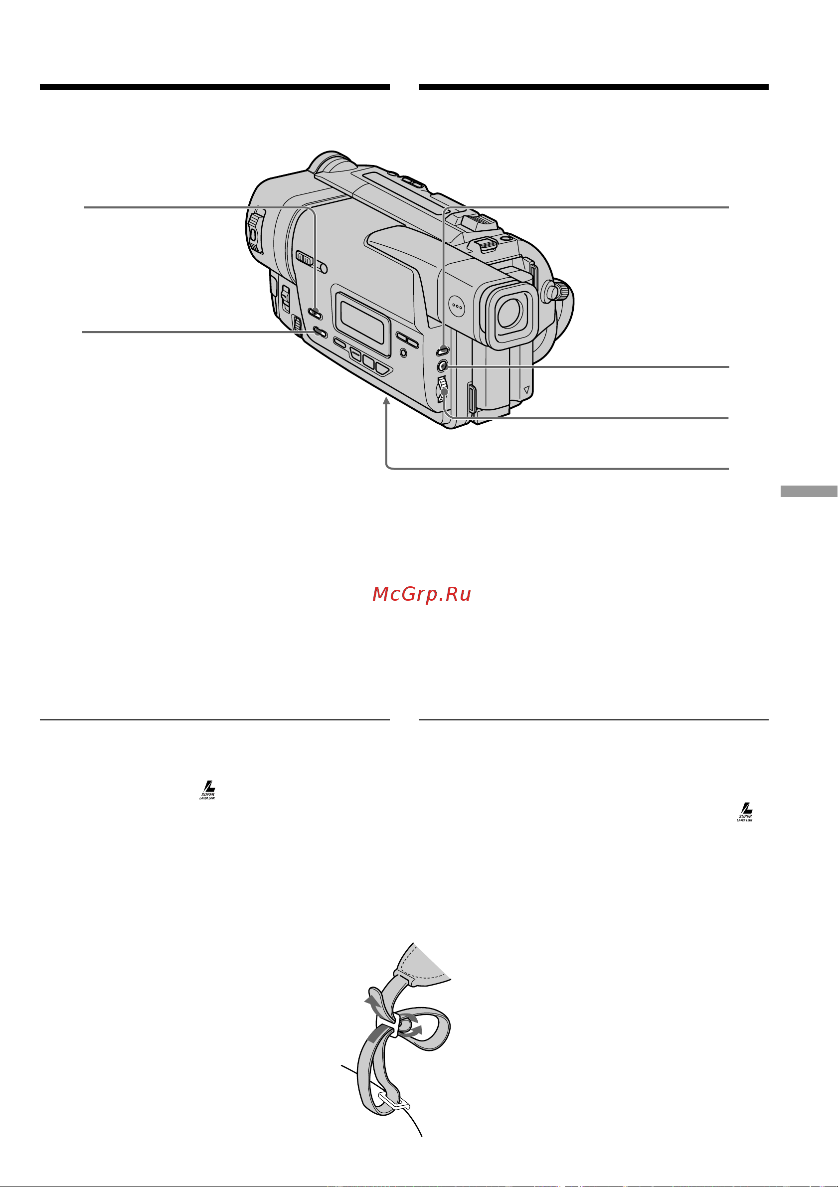 Sony CCD-TR918E [105/116] Identifying the parts and controls