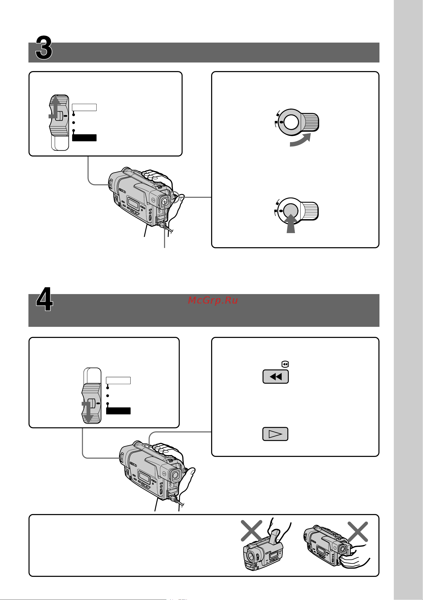 Sony CCD-TR918E [7/116] M onitoring the playback picture in the view finder