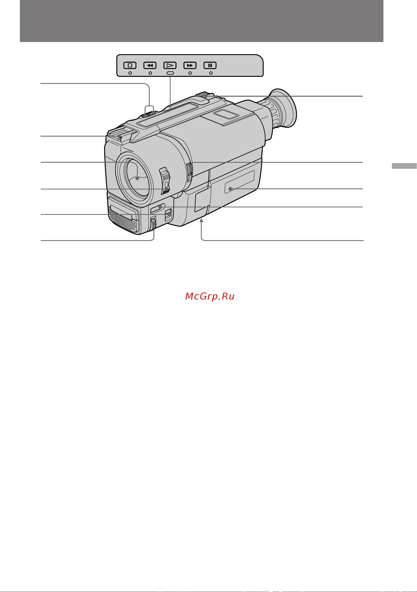 Sony CCD-TRV69E [105/116] Identifying the parts