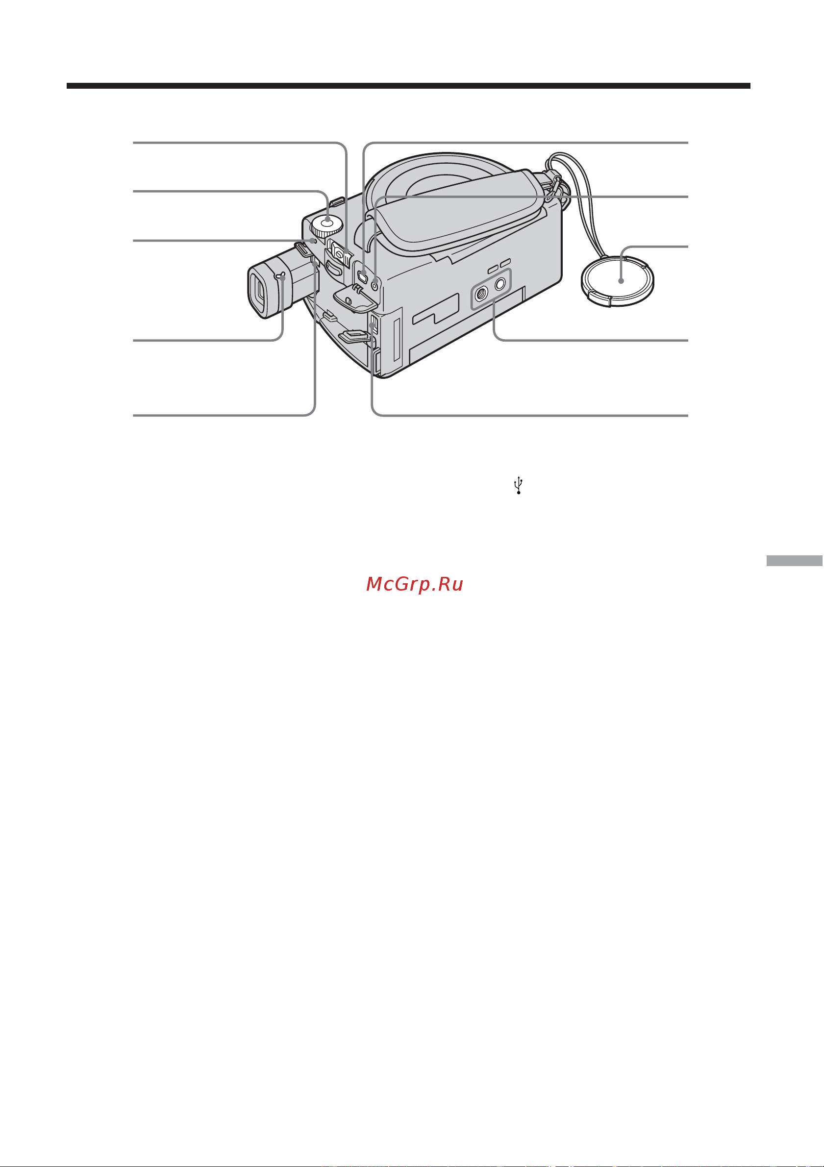 Sony DCR-DVD200E [281/292] Oбознaчeниe дeтaлeй и оpгaнов yпpaвлeния