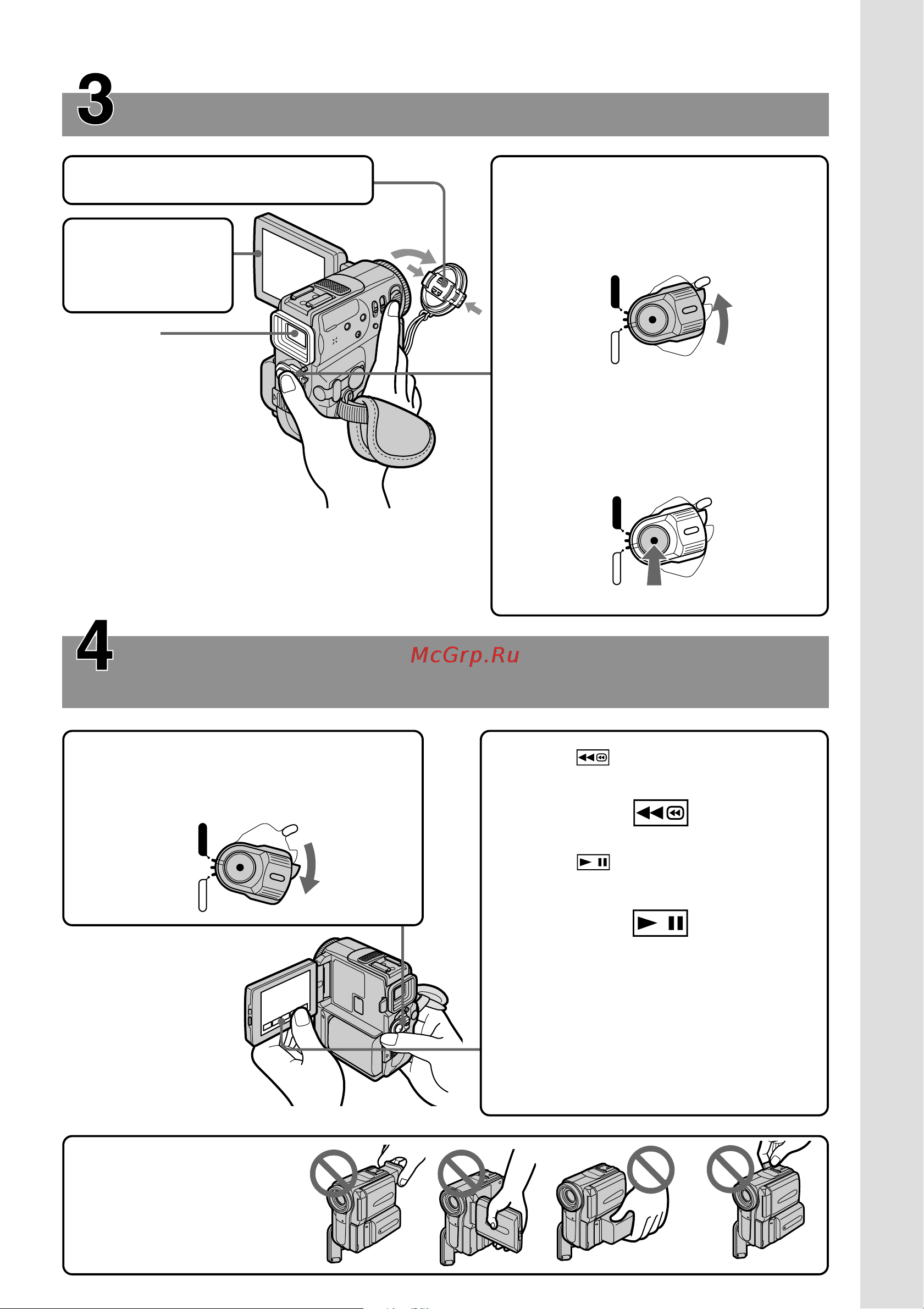 Sony DCR-PC8E [11/192] Monitoring the playback picture on the lcd screen