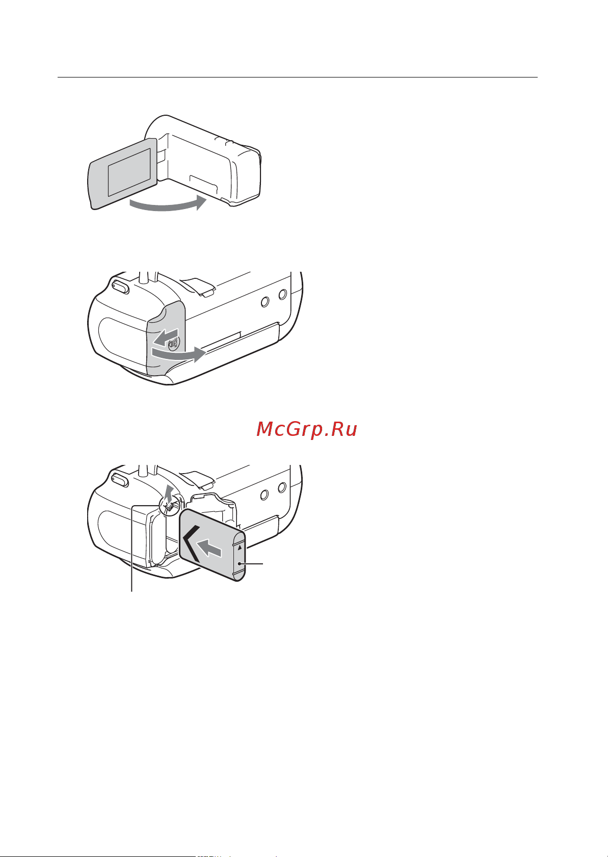 Sony HDR-CX405 [8/68] Зарядка аккумуляторной батареи