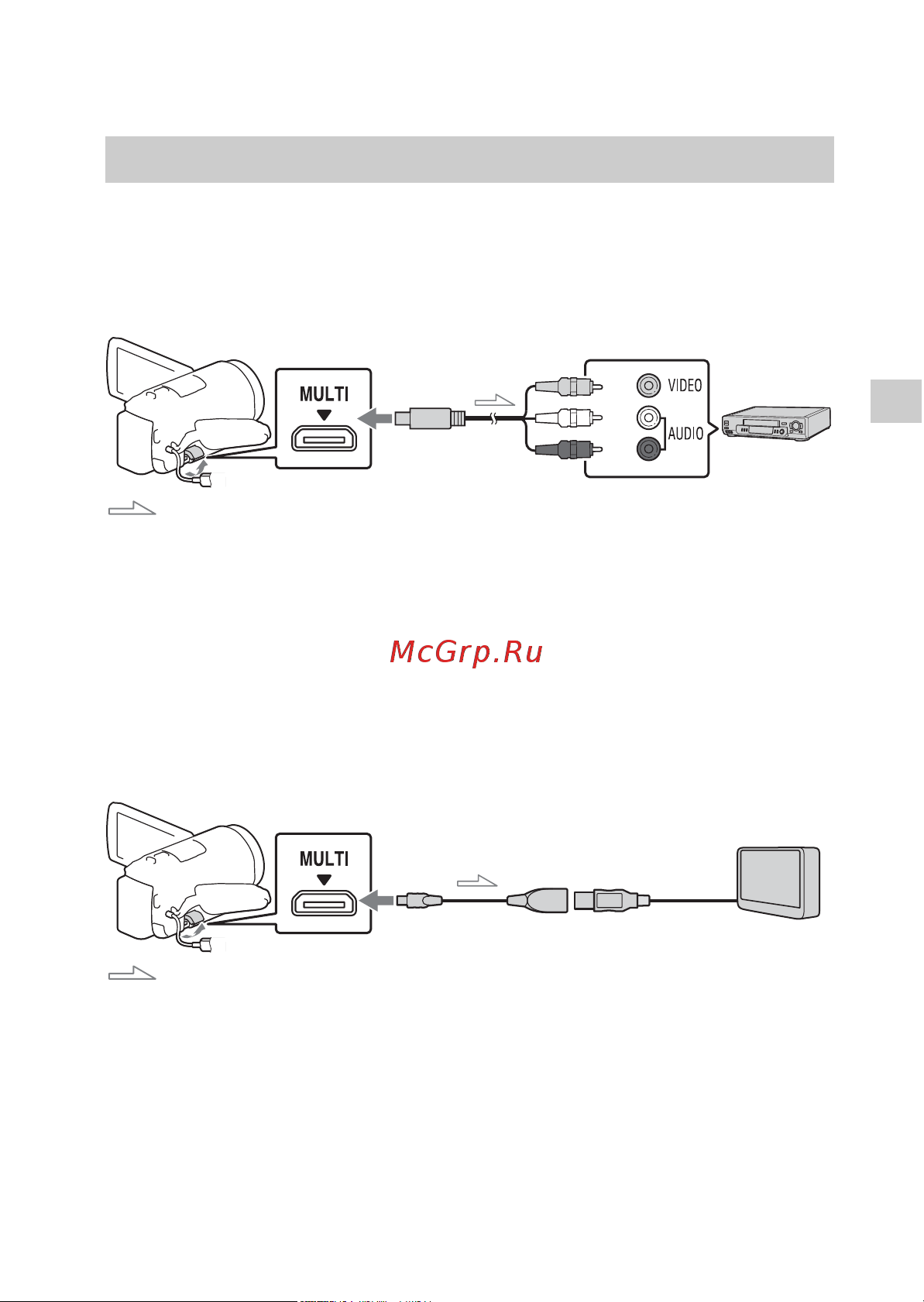 Sony HDR-PJ620 [19/36] Способ подключение устройства
