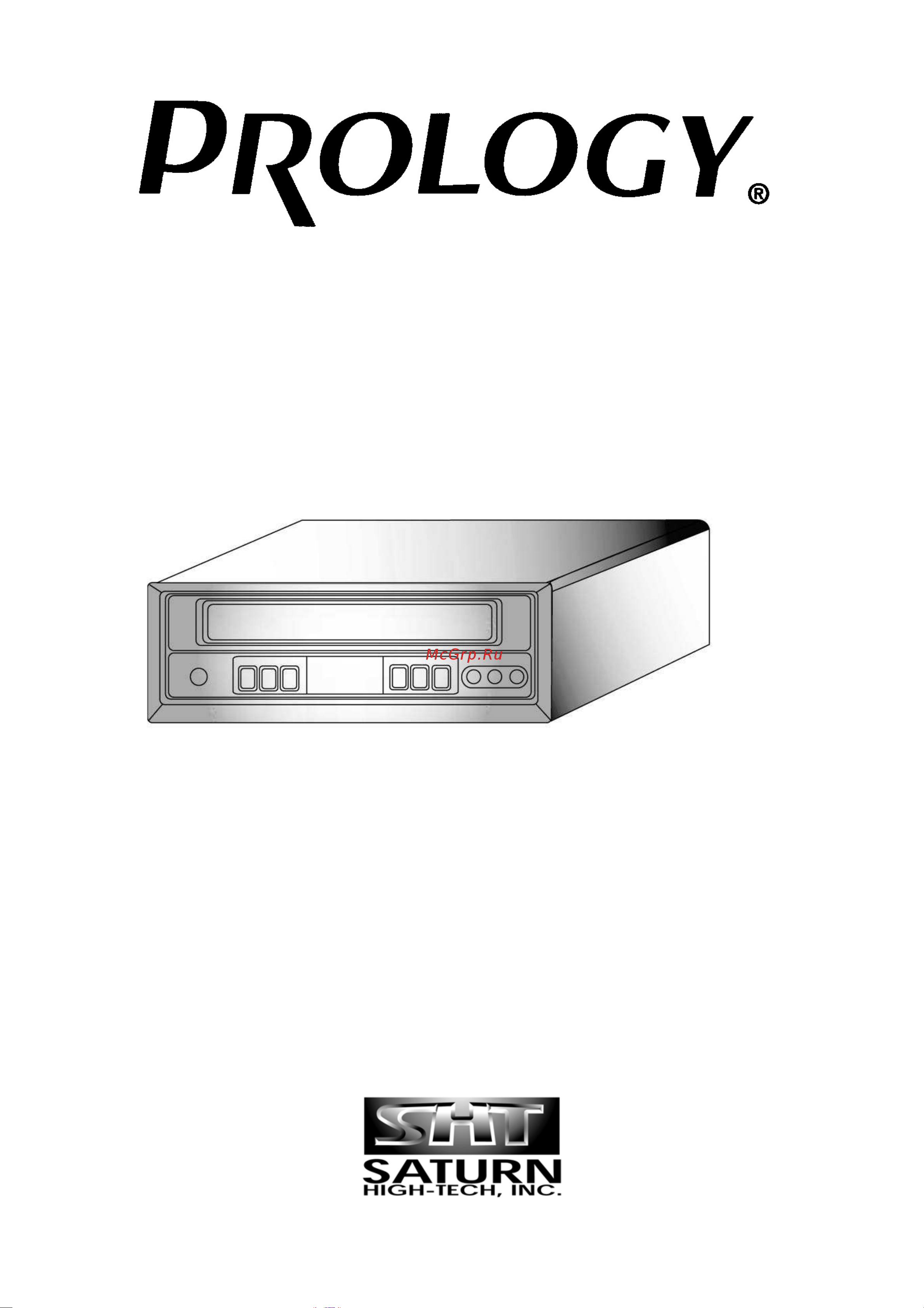 Prology VCR-300T Руководство по эксплуатации онлайн