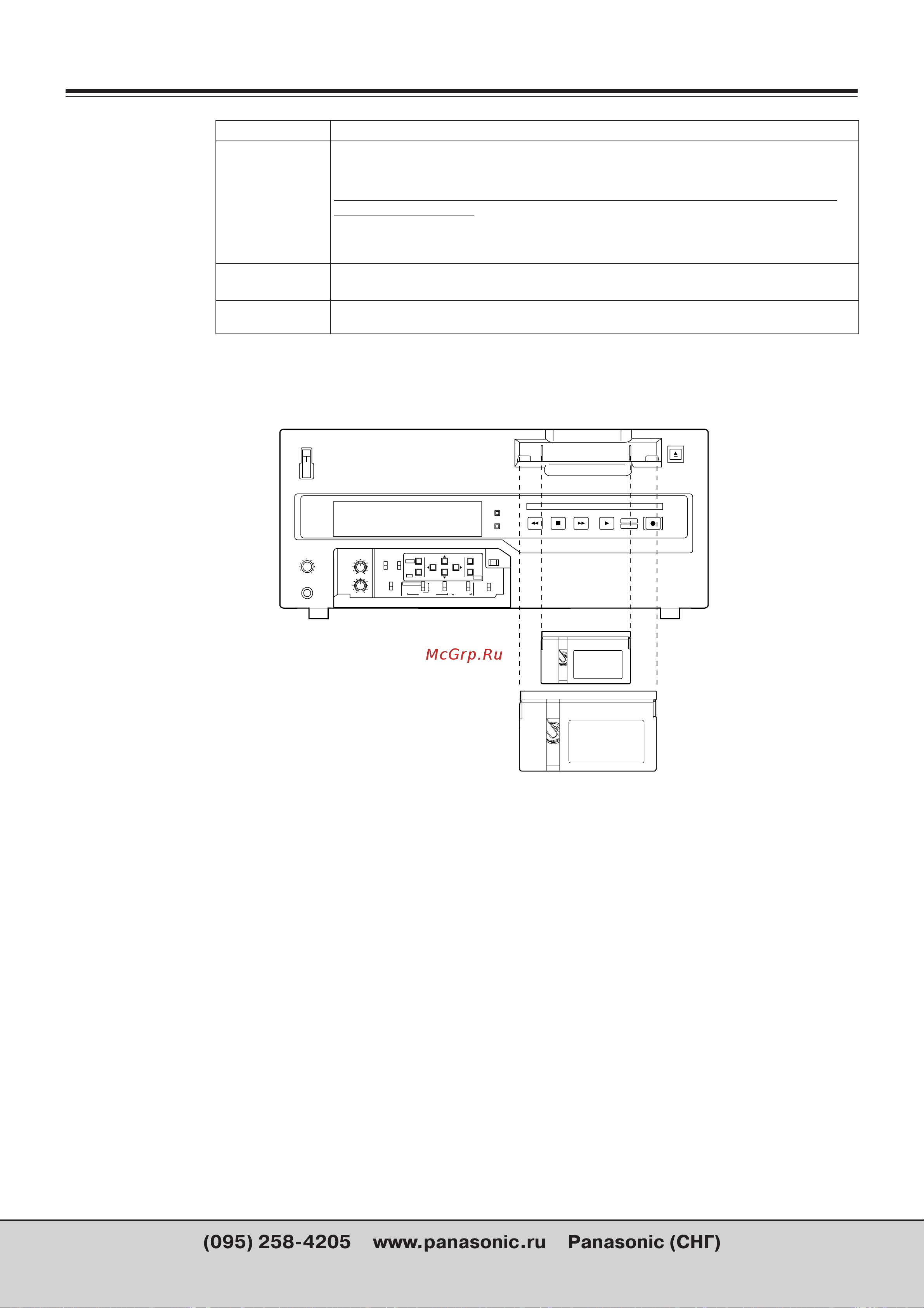 Panasonic AJ-D455E [15/53] Кассеты и пленки