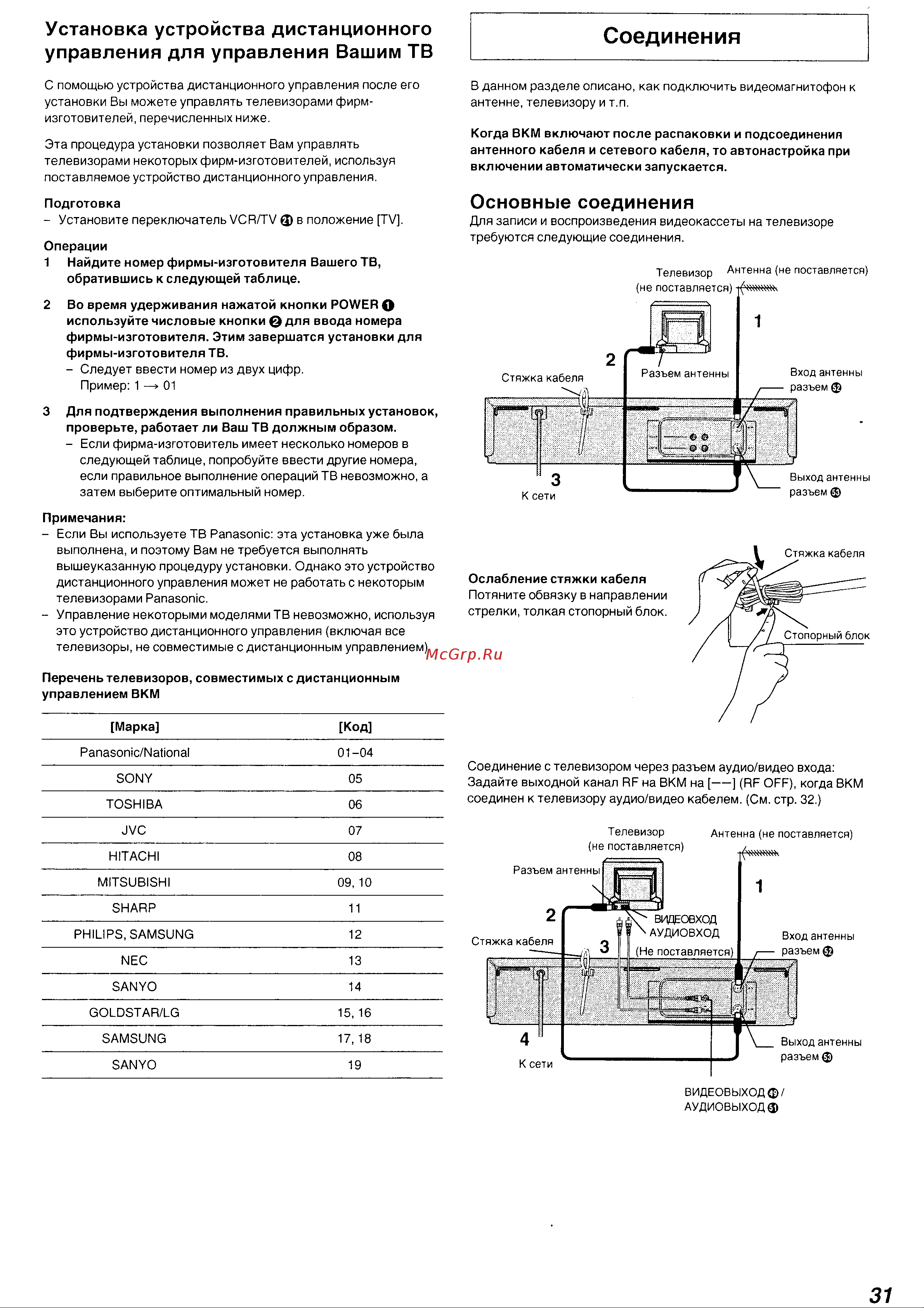 Panasonic NV-SJ530EU(AU) Руководство по эксплуатации онлайн [6/26] 699628