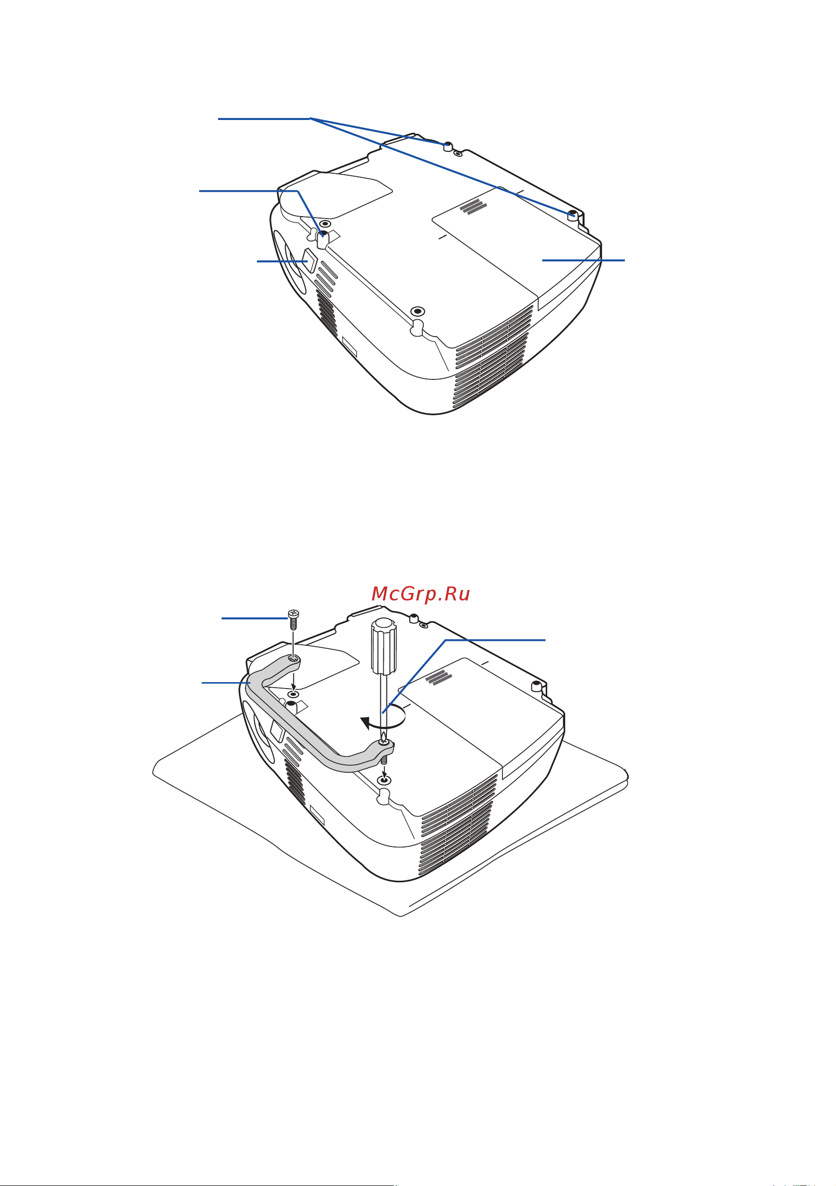 Nec VT595 [12/76] Вид снизу