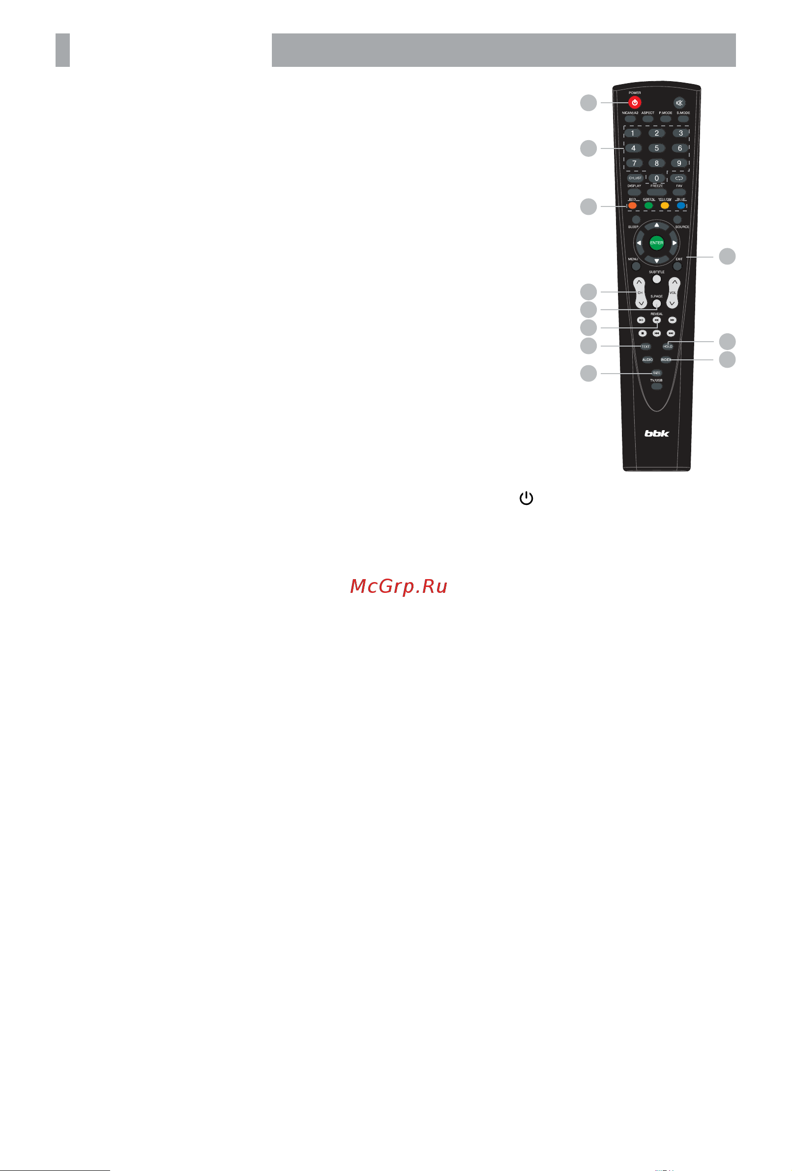BBK LEM2681F [10/24] Основные операции